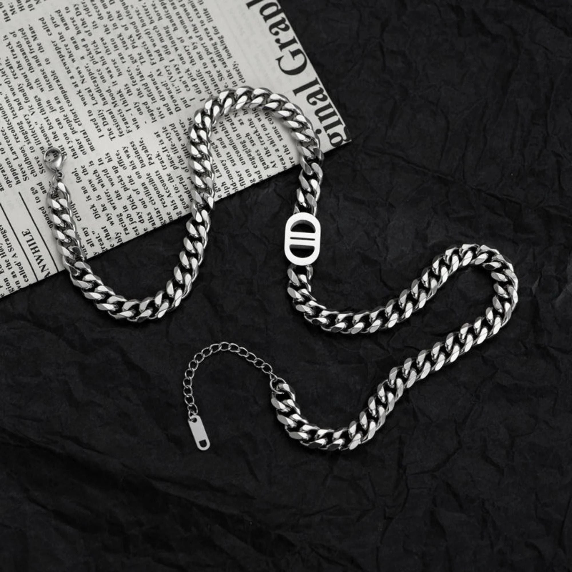 MYKI Charming Stainless Steel Necklace (MK703-SSYI)