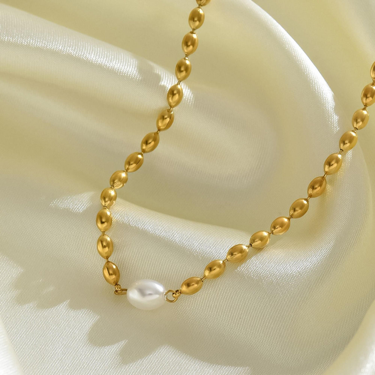 MYKI Perfect Stainless Steel Necklace (MK712G-SSYI)