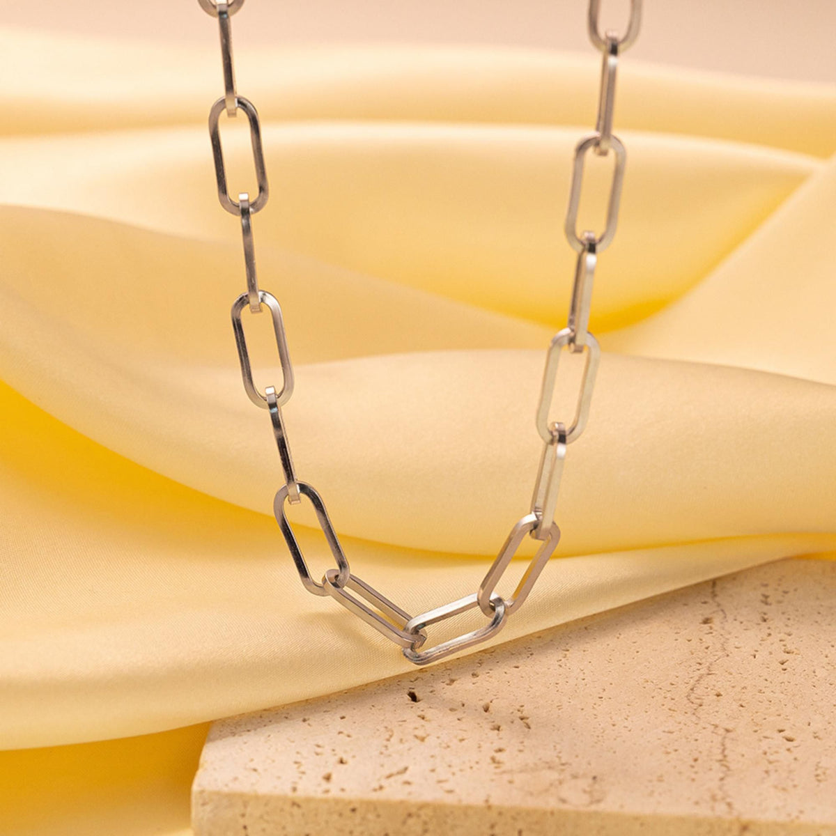 MYKI Fascinating Stainless Steel Necklace (MK713-SSYI)