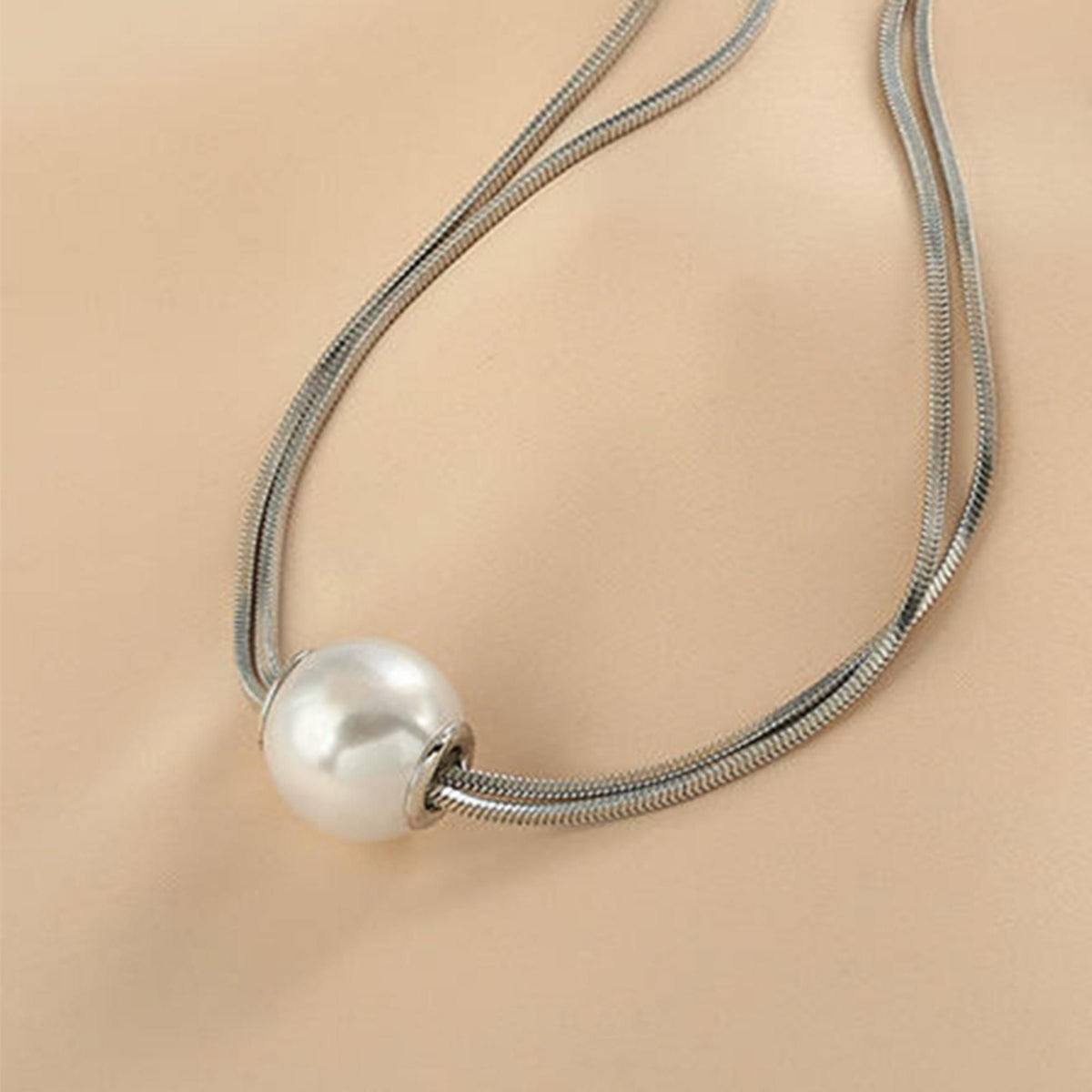 MYKI Flawless Stainless Steel Necklace (MK715S-SSYI)