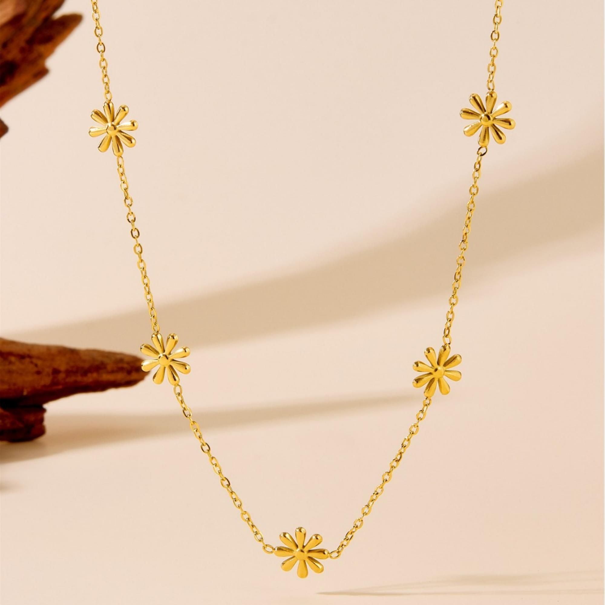 MYKI Splendid Stainless Steel Necklace (MK726G-SSYI)