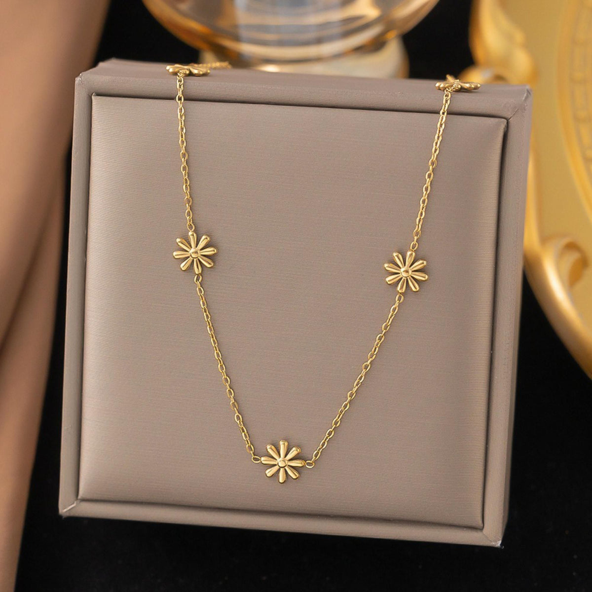 MYKI Splendid Stainless Steel Necklace (MK726G-SSYI)