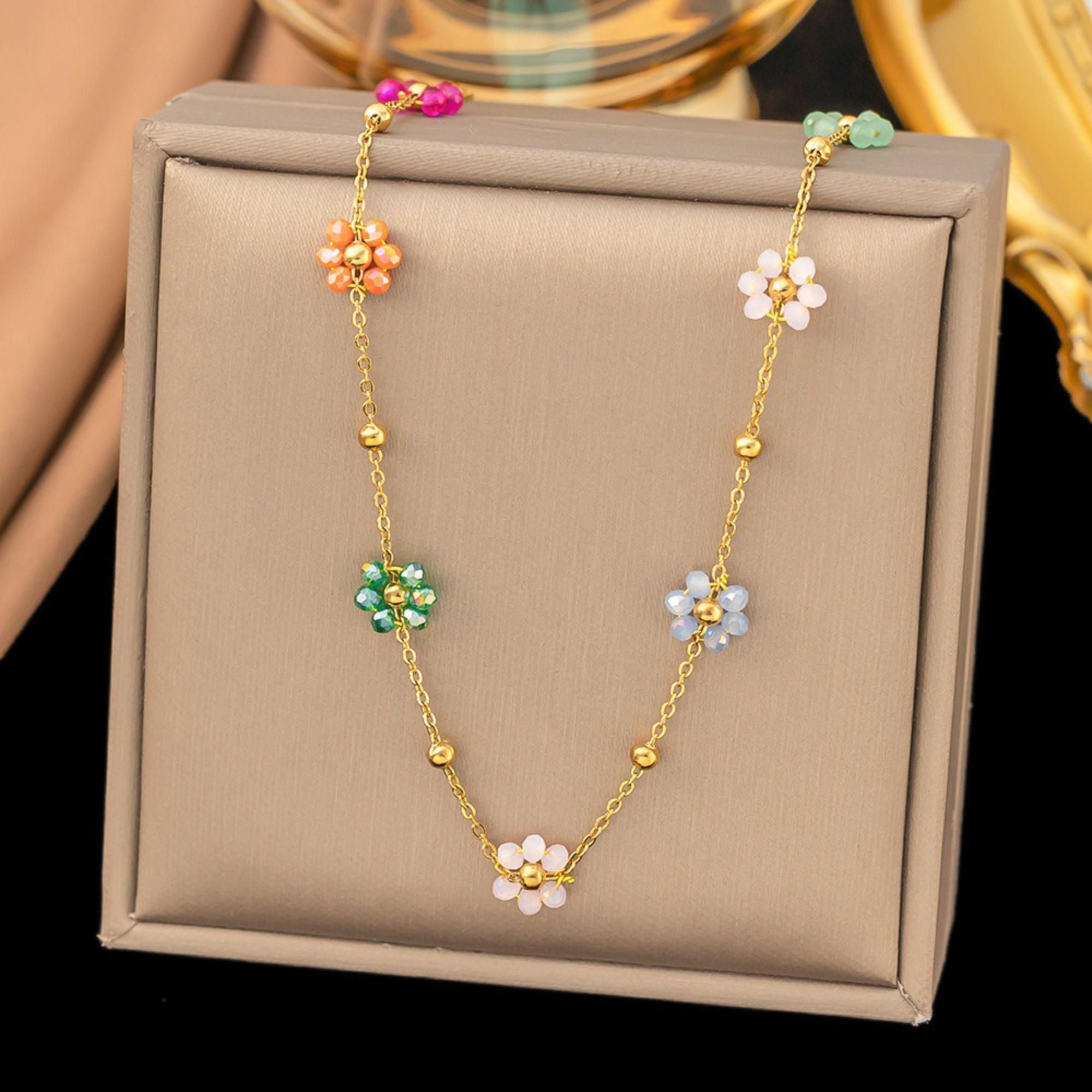 MYKI Bonny Stainless Steel Necklace (MK728G-SSYI)