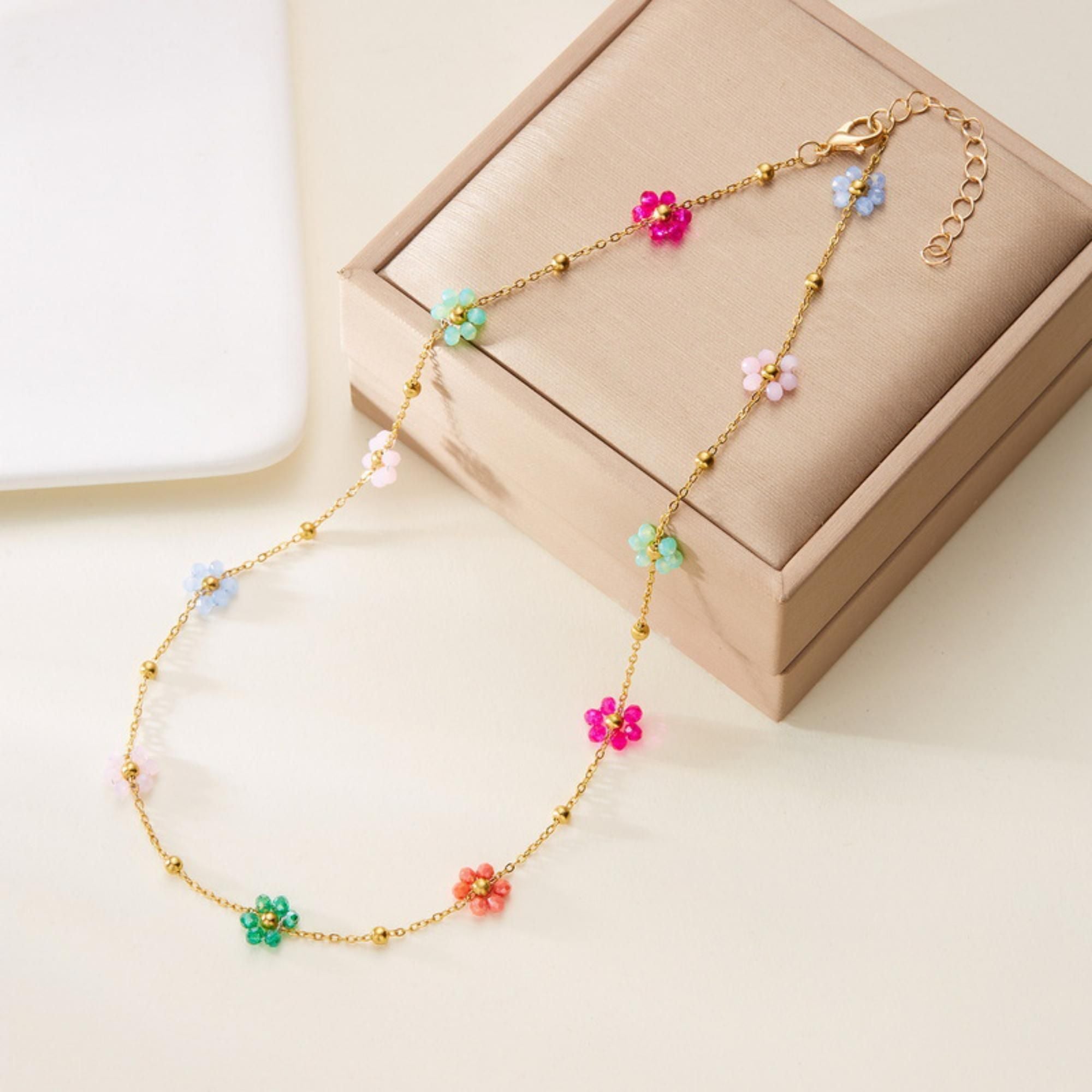 MYKI Bonny Stainless Steel Necklace (MK728G-SSYI)