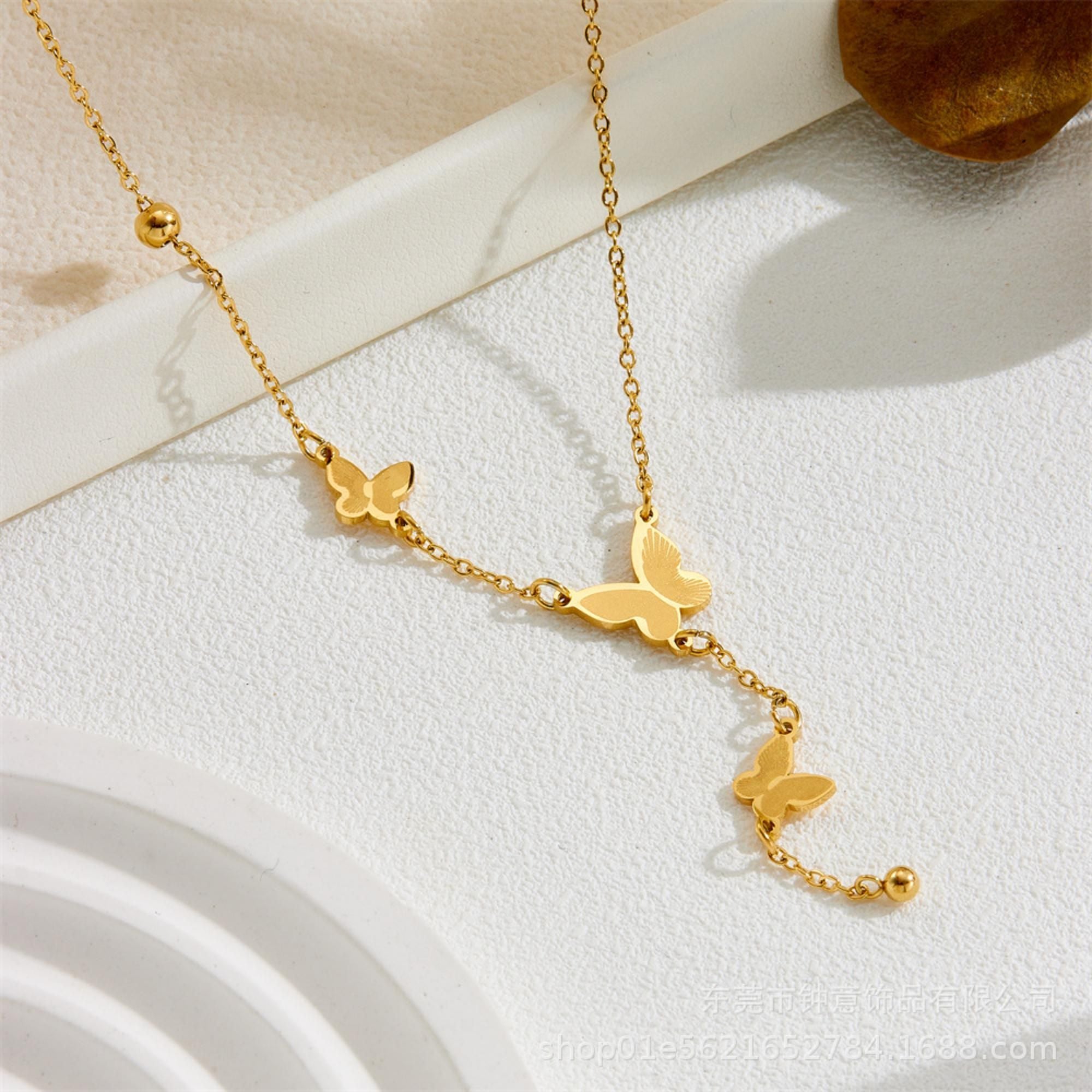 MYKI Well-Favored Stainless Steel Necklace (MK730G-SSYI)