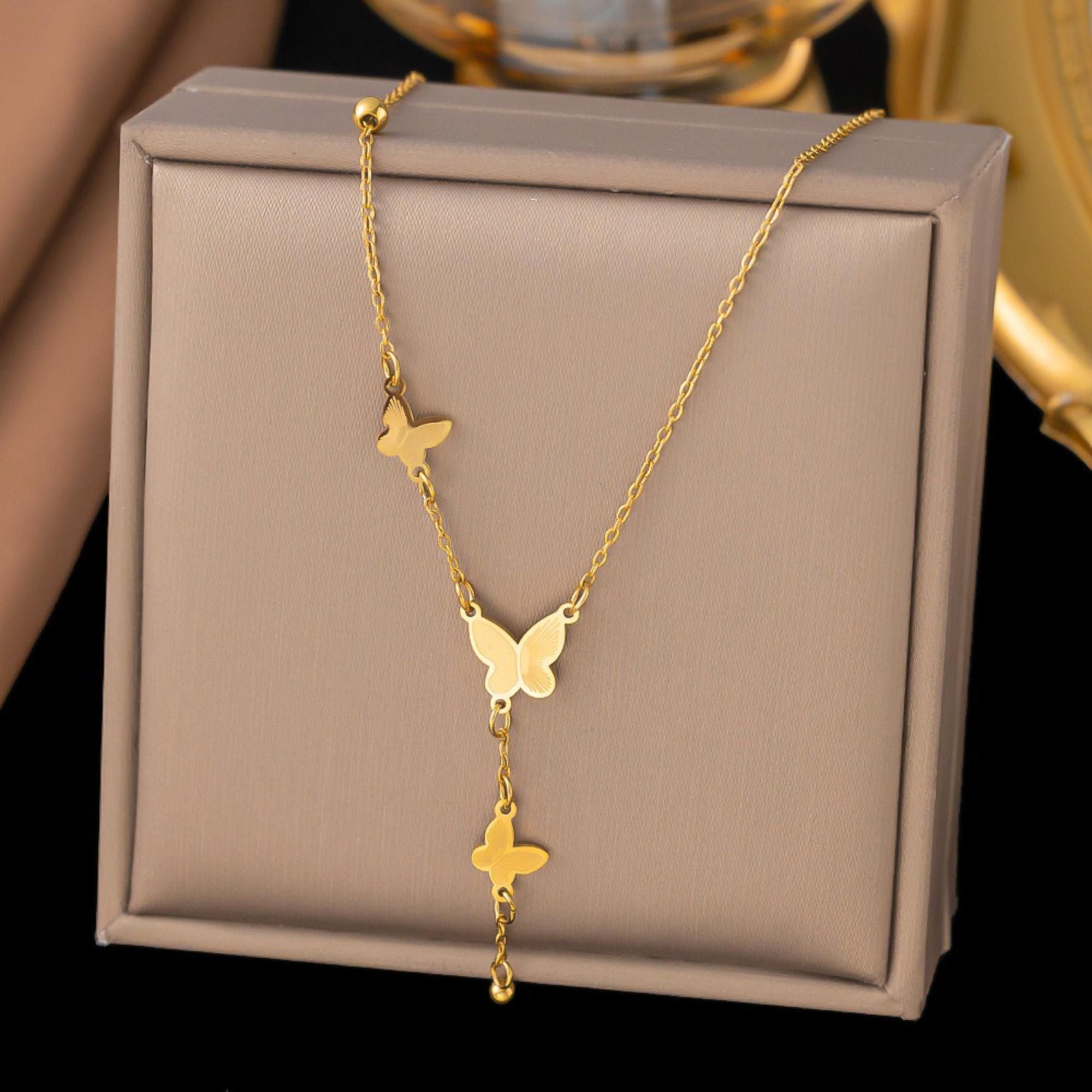 MYKI Well-Favored Stainless Steel Necklace (MK730G-SSYI)