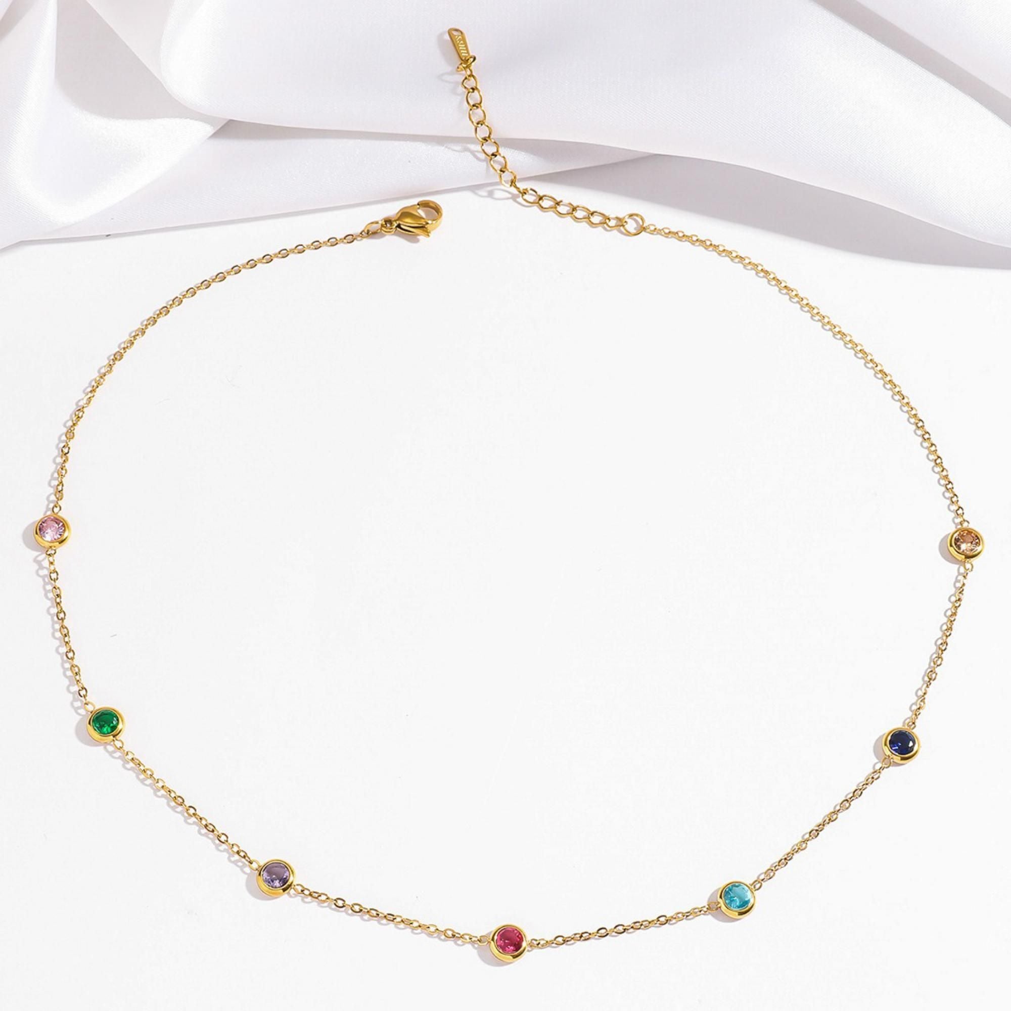 MYKI Resplendent Stainless Steel Necklace (MK736G-SSYI)