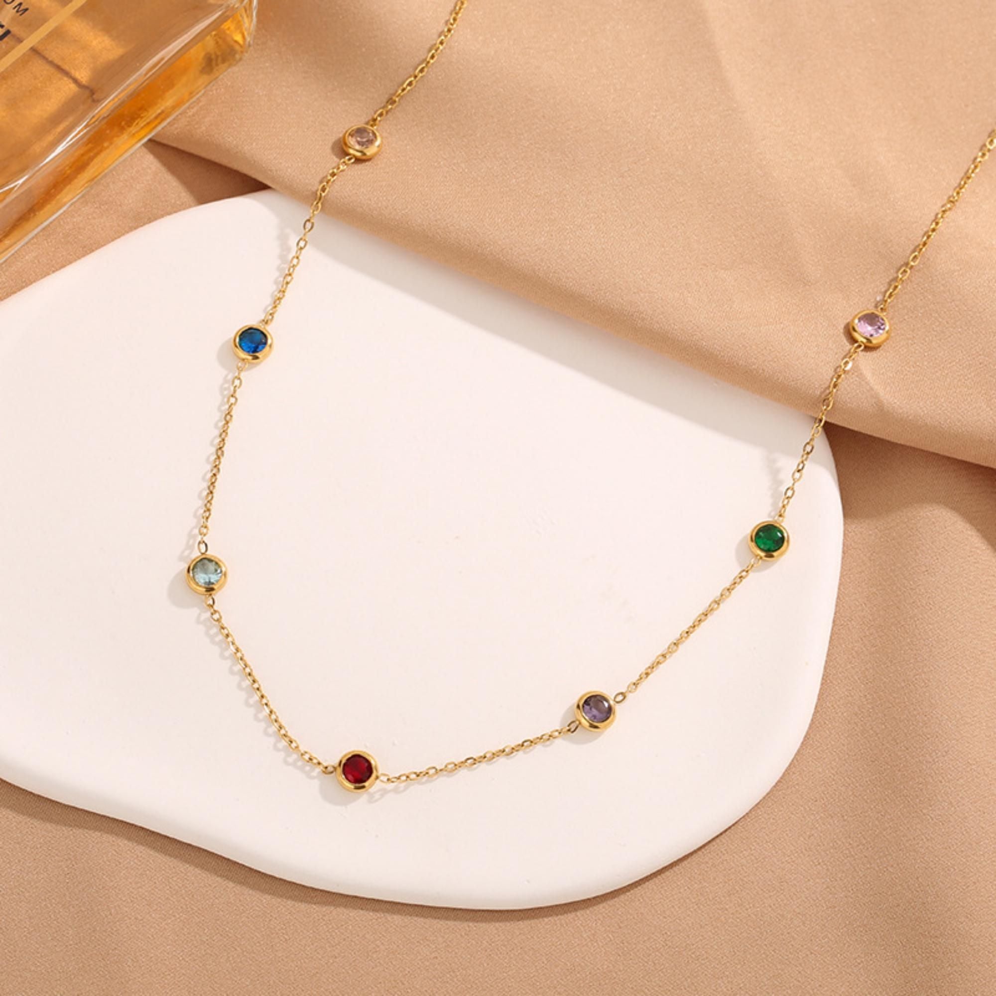 MYKI Resplendent Stainless Steel Necklace (MK736G-SSYI)