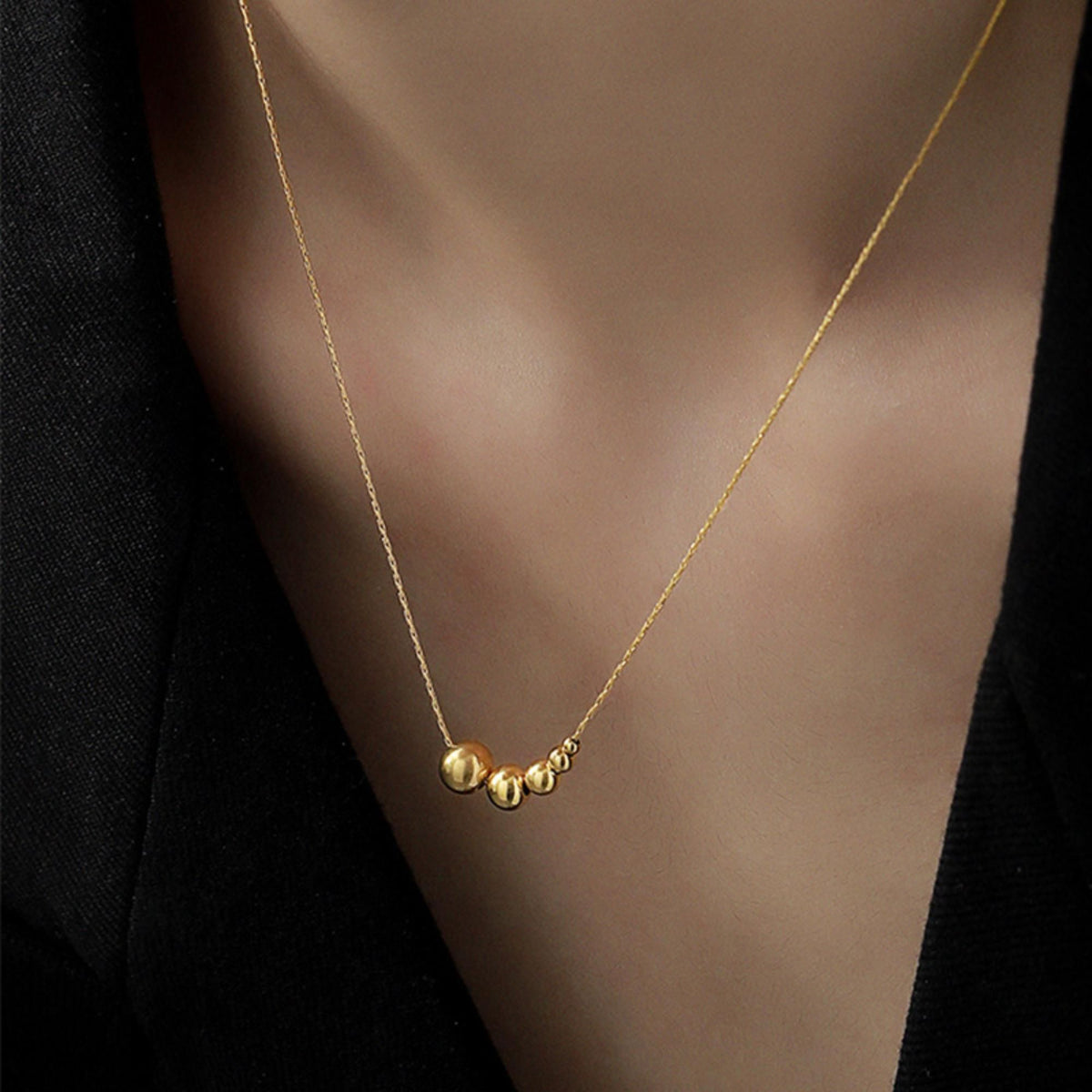 MYKI Cute Stainless Steel Necklace (MK740G-SSYI)
