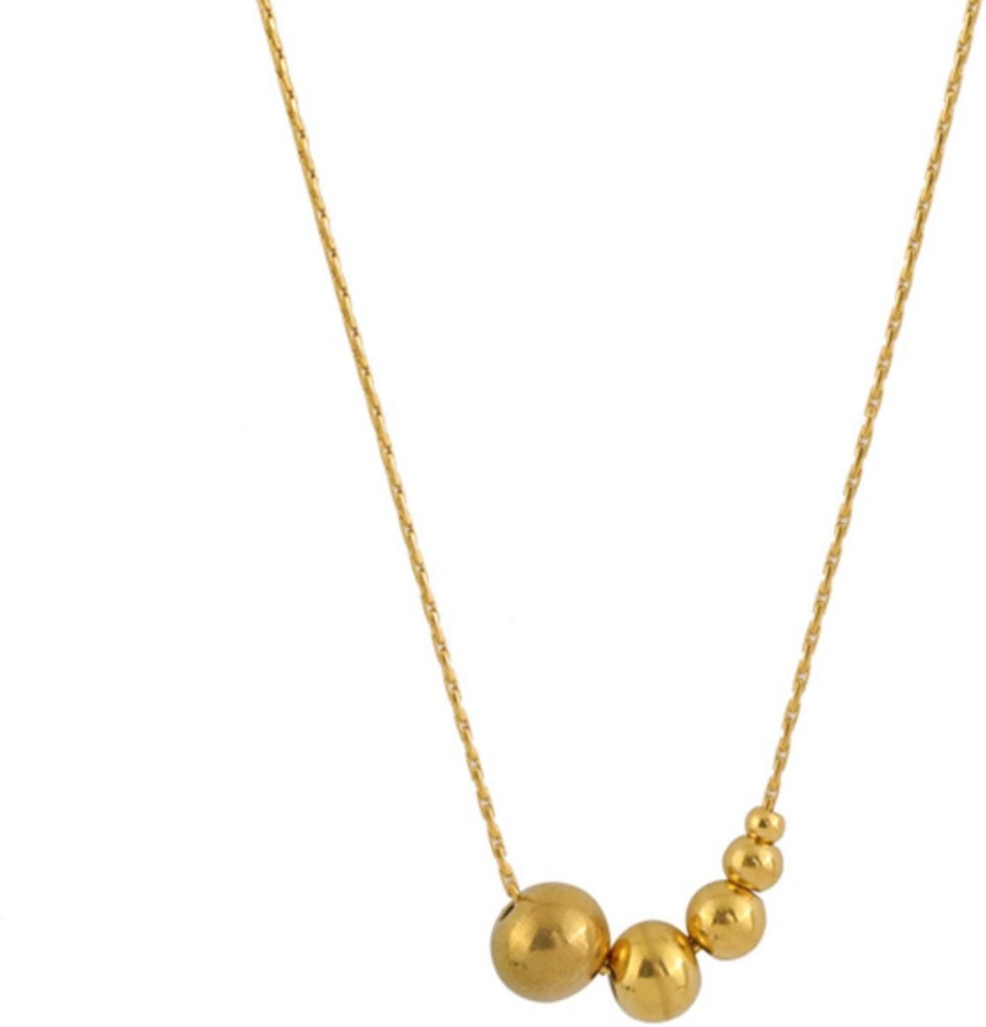 MYKI Cute Stainless Steel Necklace (MK740G-SSYI)