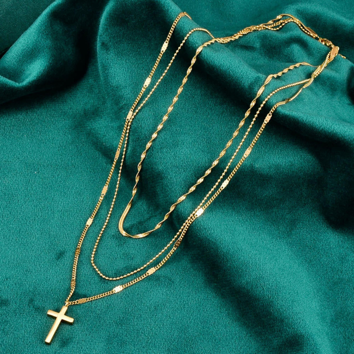 MYKI Luscious Stainless Steel Necklace (MK746G-SSYI)