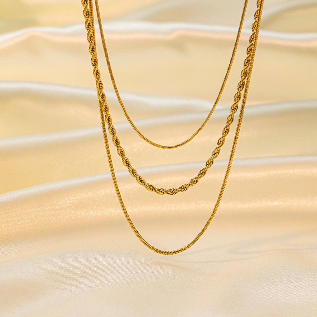 MYKI Striking Stainless Steel Necklace (MK747G-SSYI)