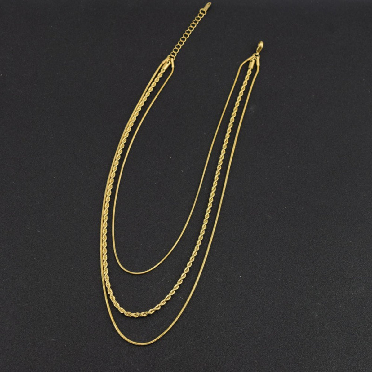 MYKI Striking Stainless Steel Necklace (MK747G-SSYI)
