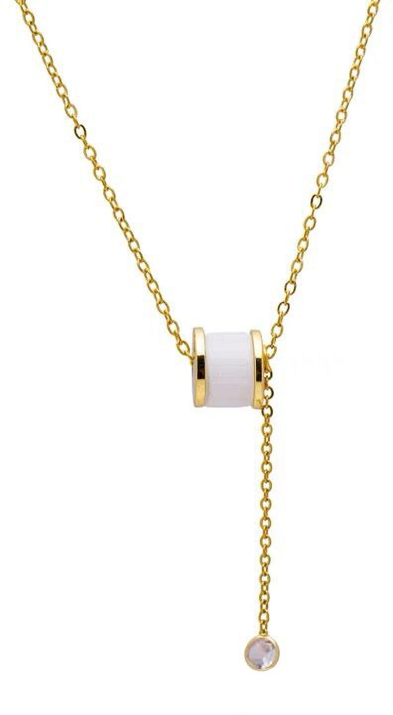 MYKI Showy Stainless Steel Necklace (MK752G-SSYI)