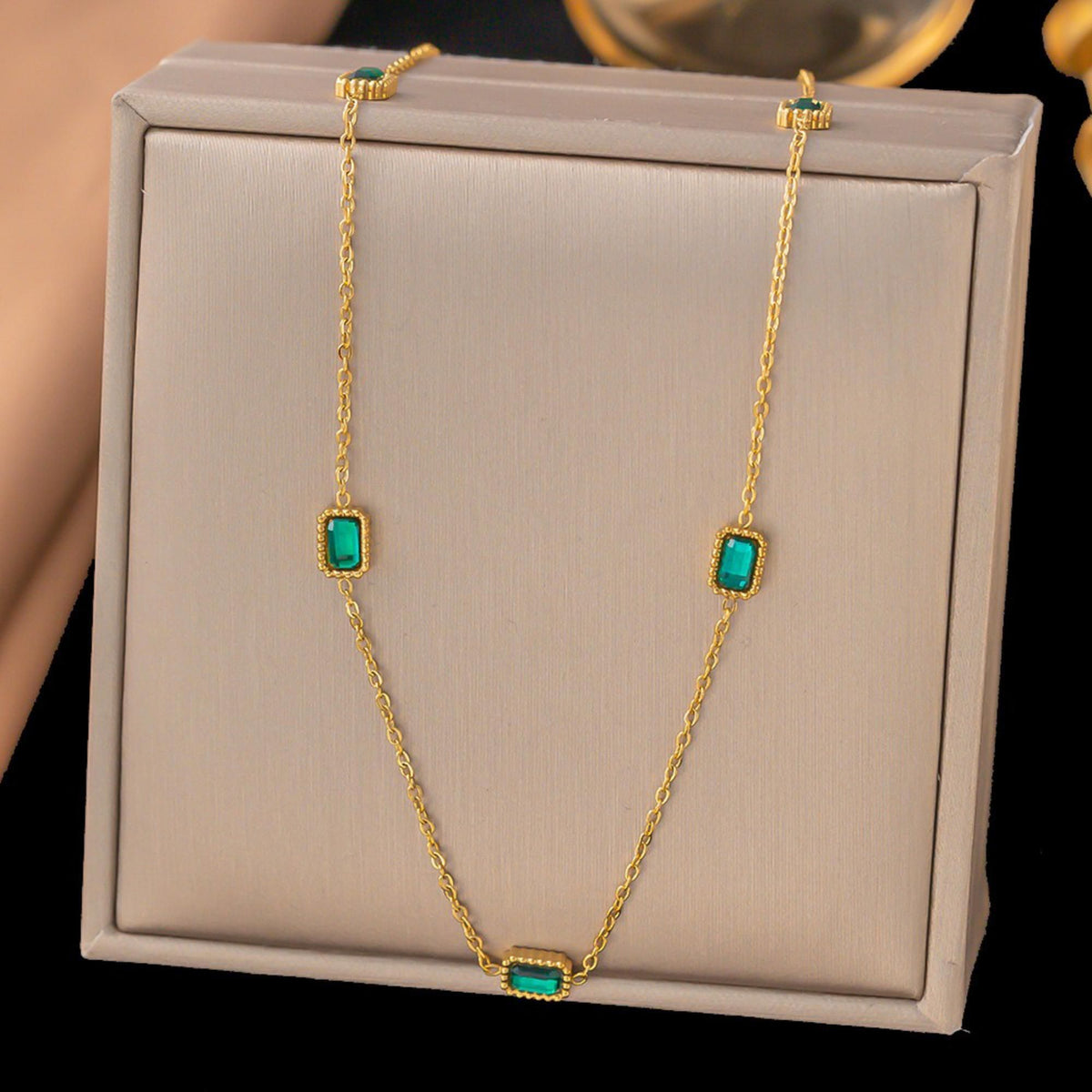 MYKI Foxy Stainless Steel Necklace (MK753G-SSYI)