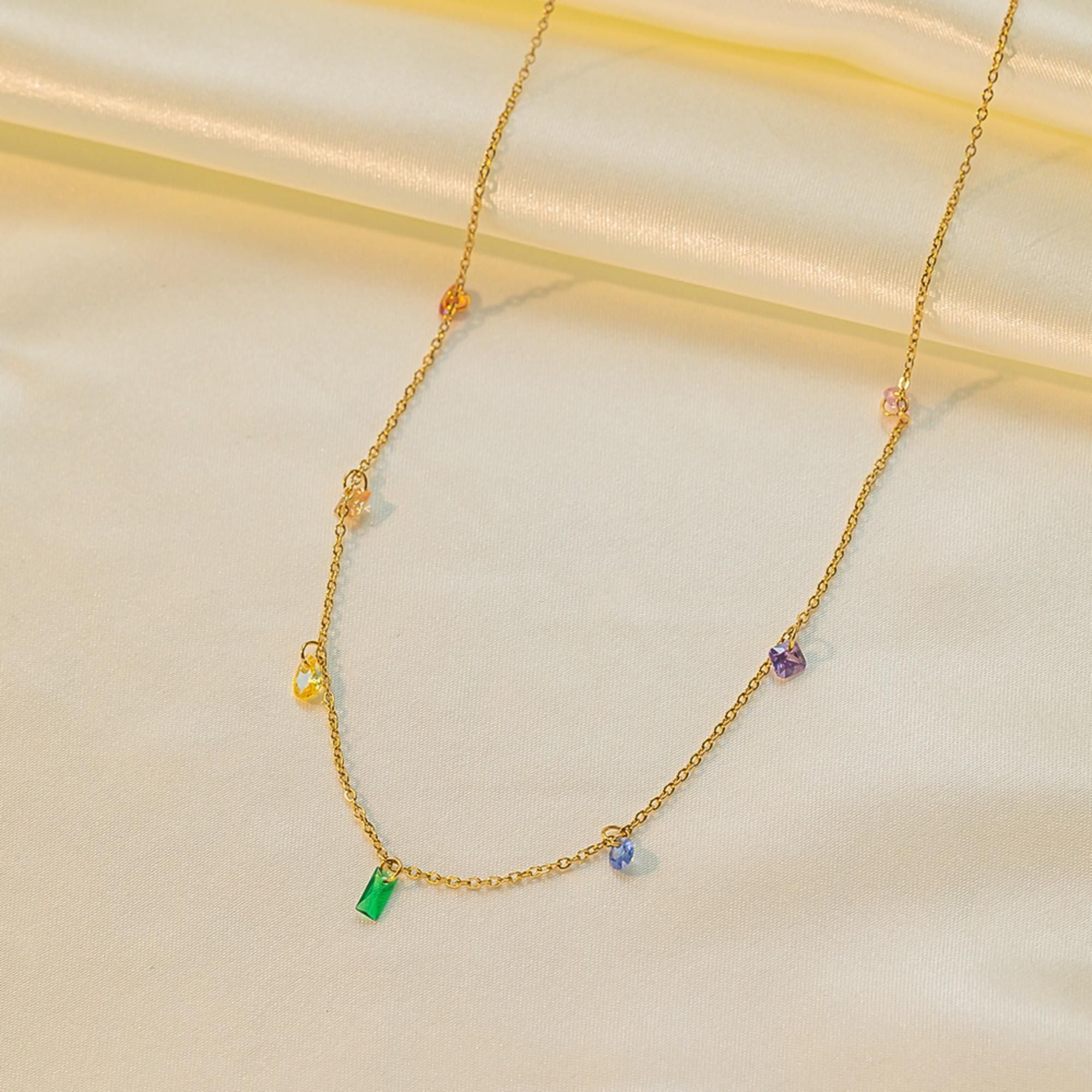 MYKI Photogenic Stainless Steel Necklace (MK754G-SSYI)
