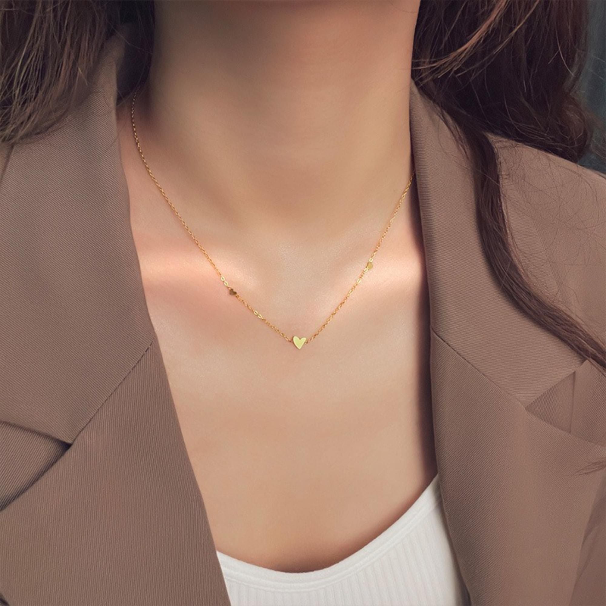 MYKI Slick Stainless Steel Necklace (MK755G-SSYI)