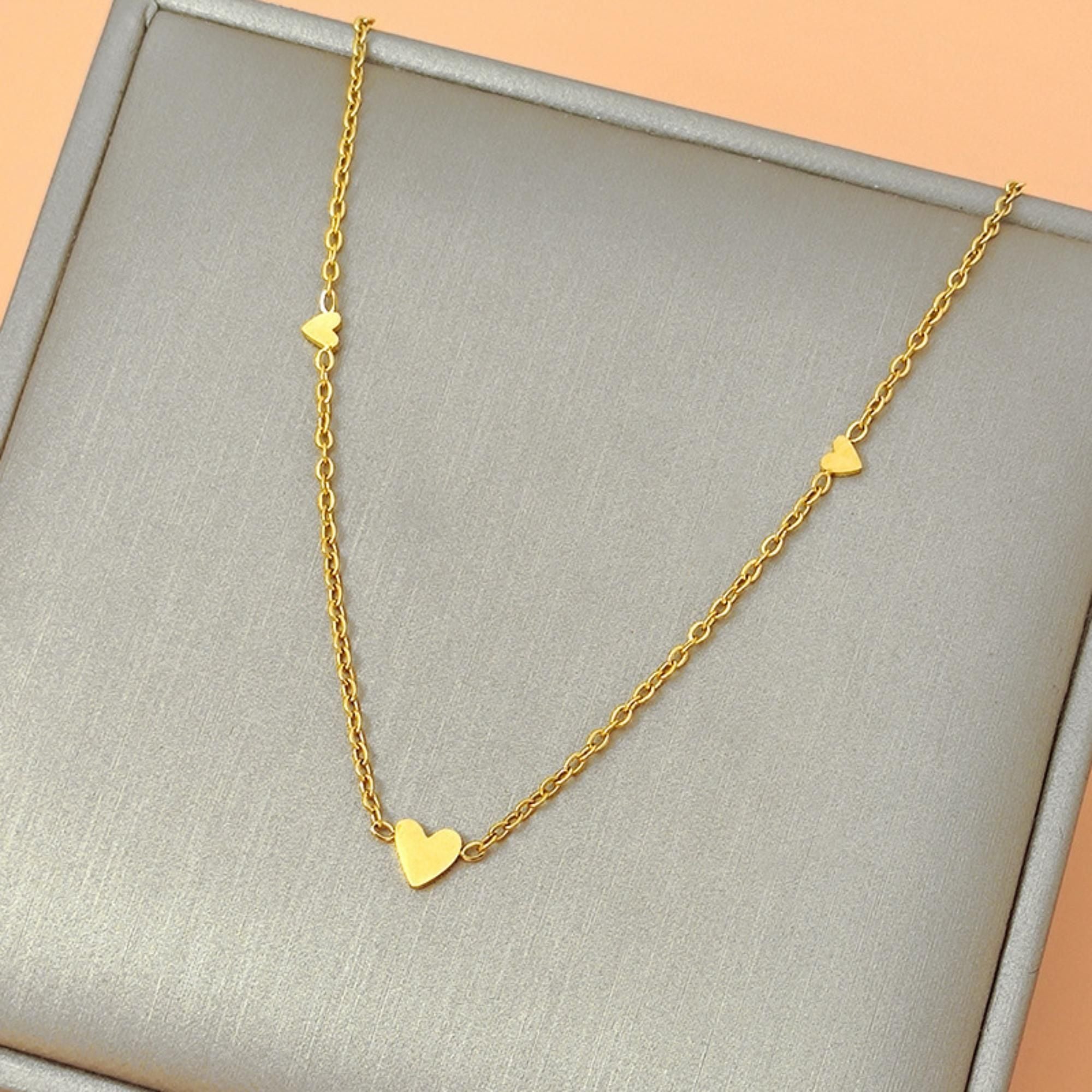MYKI Slick Stainless Steel Necklace (MK755G-SSYI)