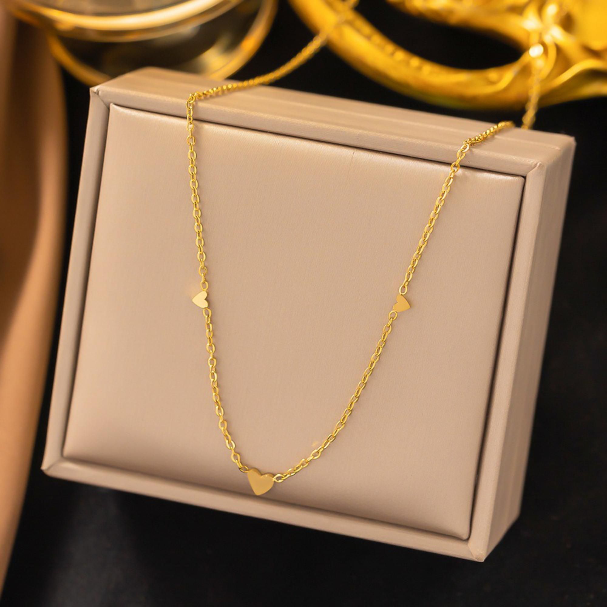MYKI Slick Stainless Steel Necklace (MK755G-SSYI)
