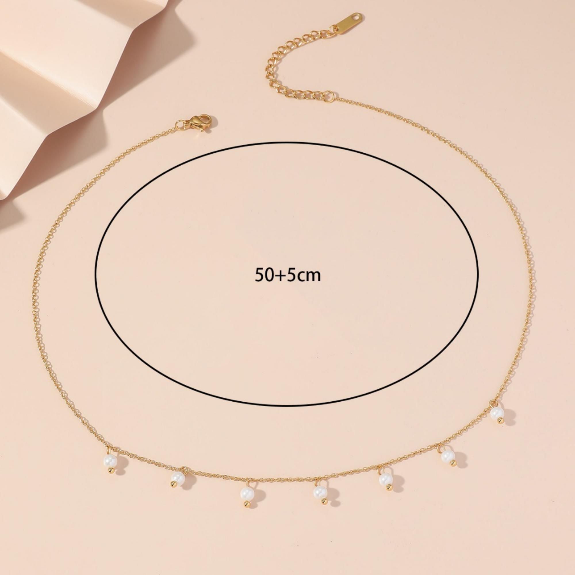 MYKI Dollish Stainless Steel Necklace (MK767G-SSYI)