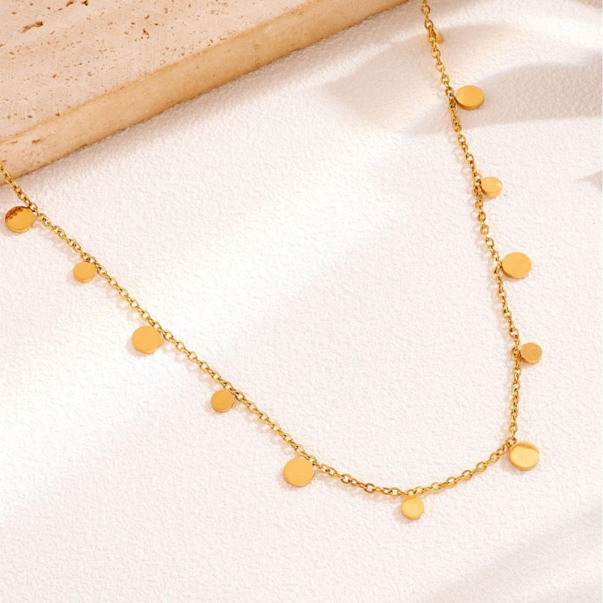 MYKI Zingy Stainless Steel Necklace (MK773G-SSYI)
