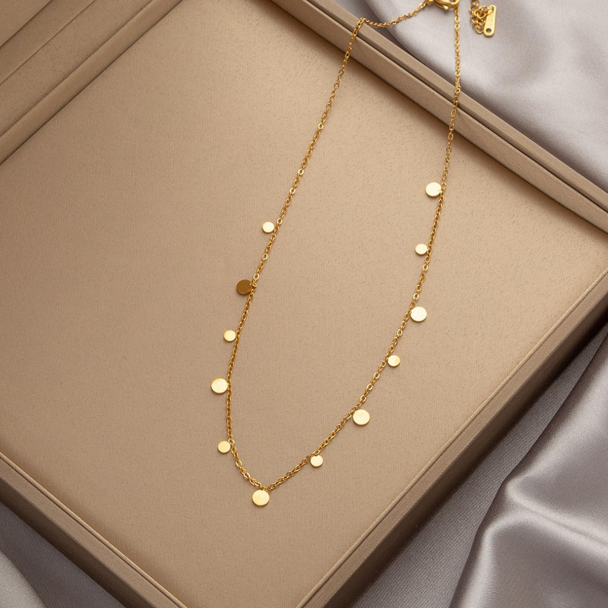 MYKI Zingy Stainless Steel Necklace (MK773G-SSYI)