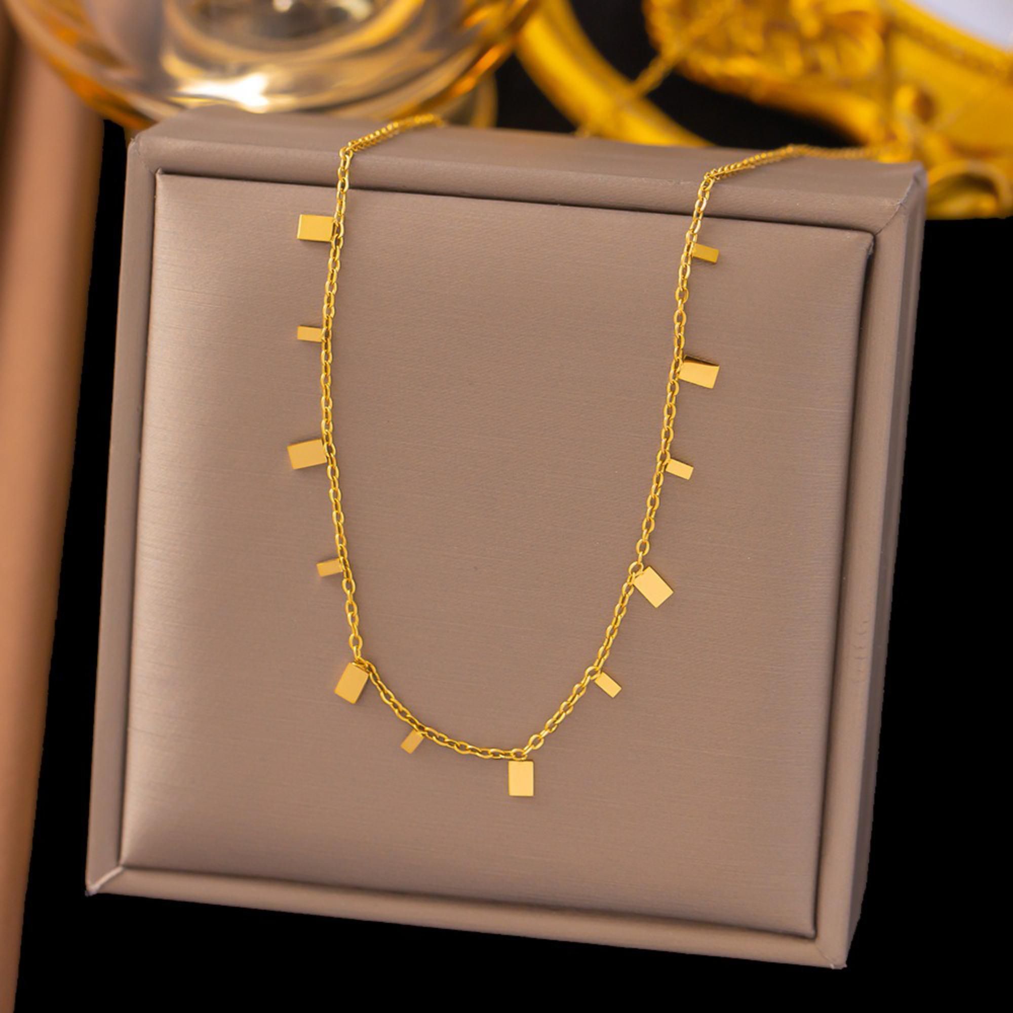 MYKI Cute Stainless Steel Necklace (MK775G-SSYI)