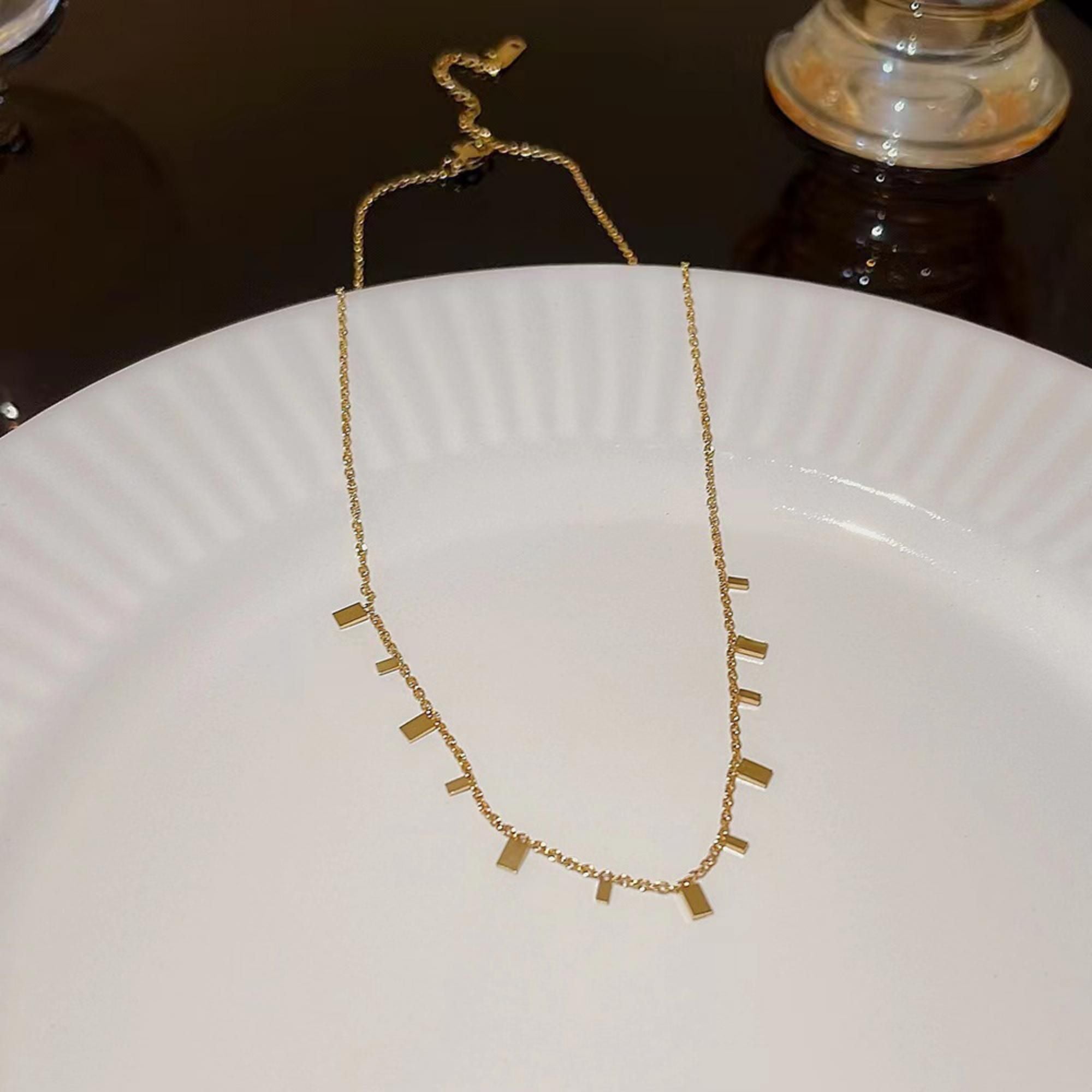 MYKI Cute Stainless Steel Necklace (MK775G-SSYI)