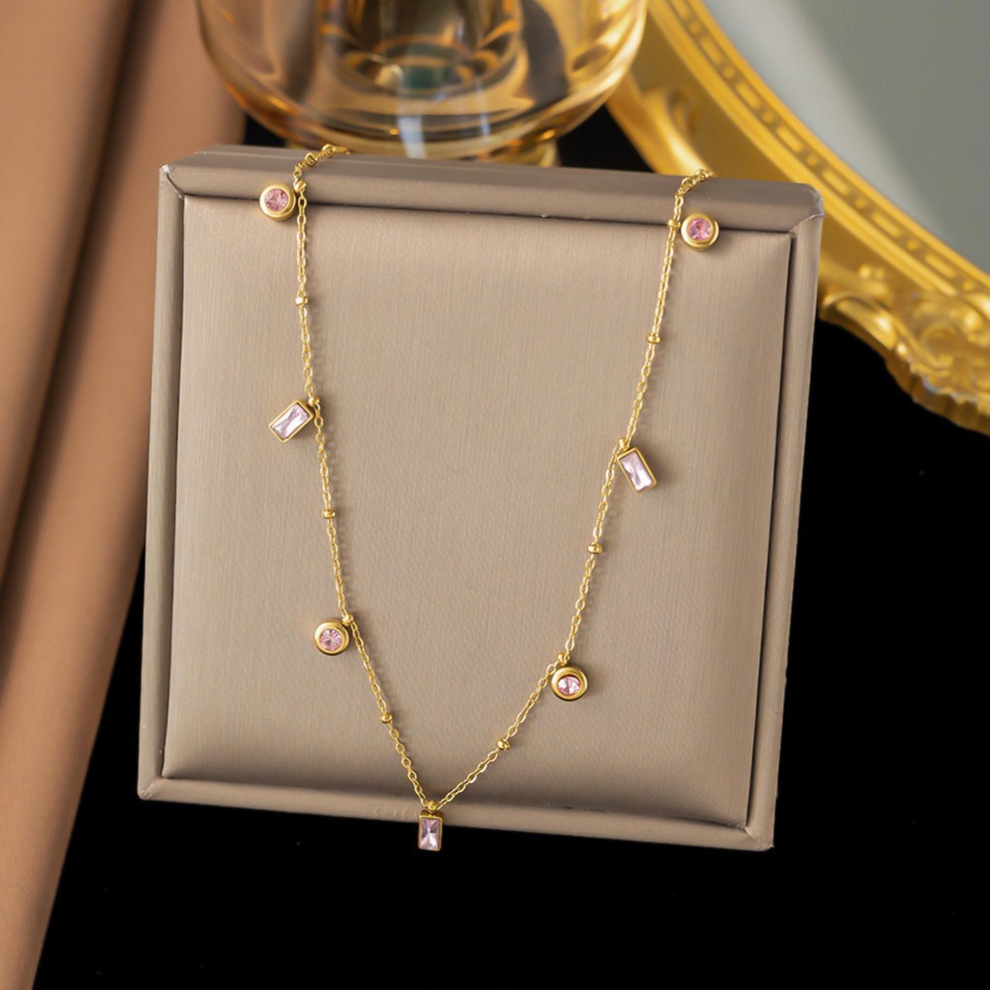 MYKI Gorgeous Stainless Steel Necklace (MK779G-SSYI)