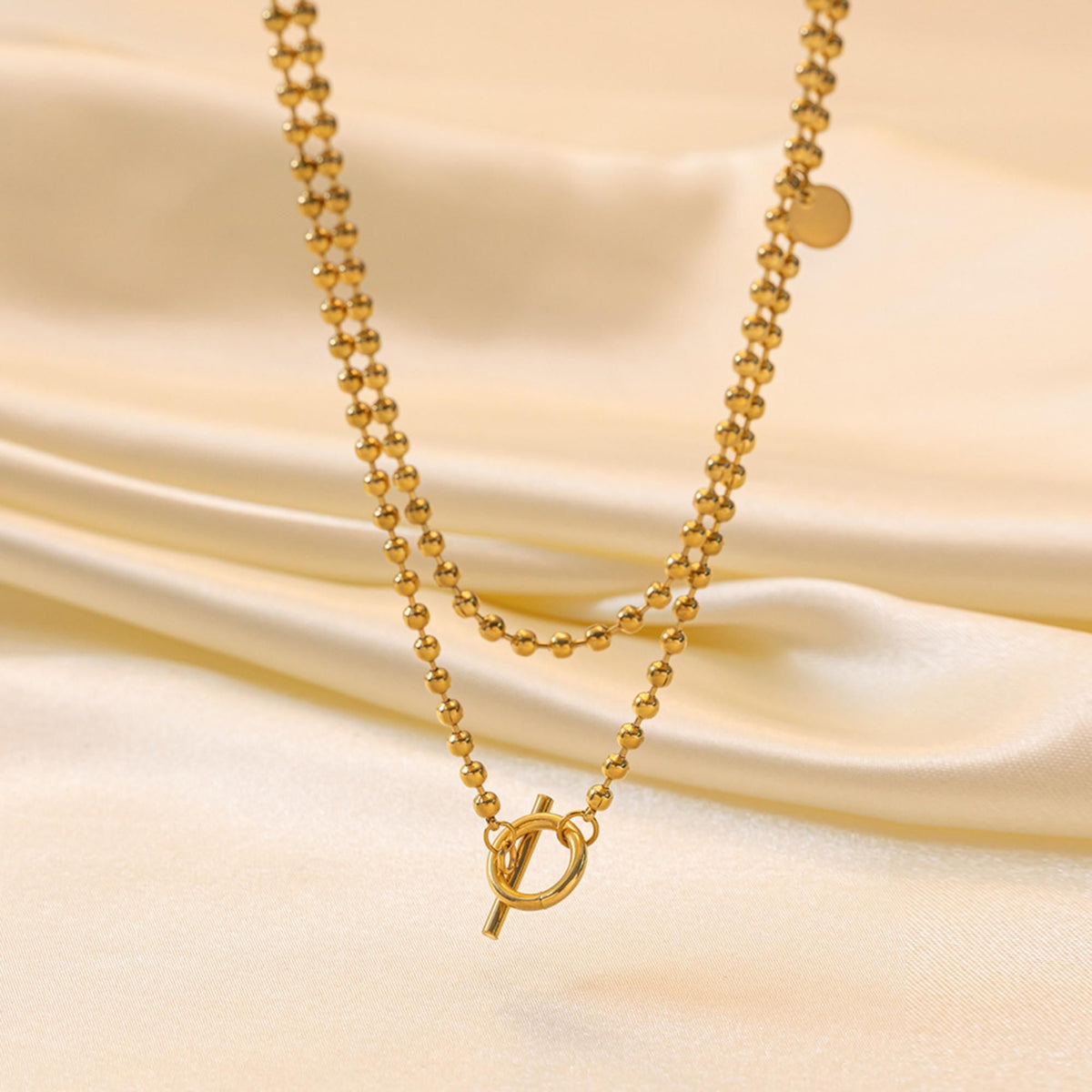 MYKI Junoesque Stainless Steel Necklace (MK787G-SSYI)