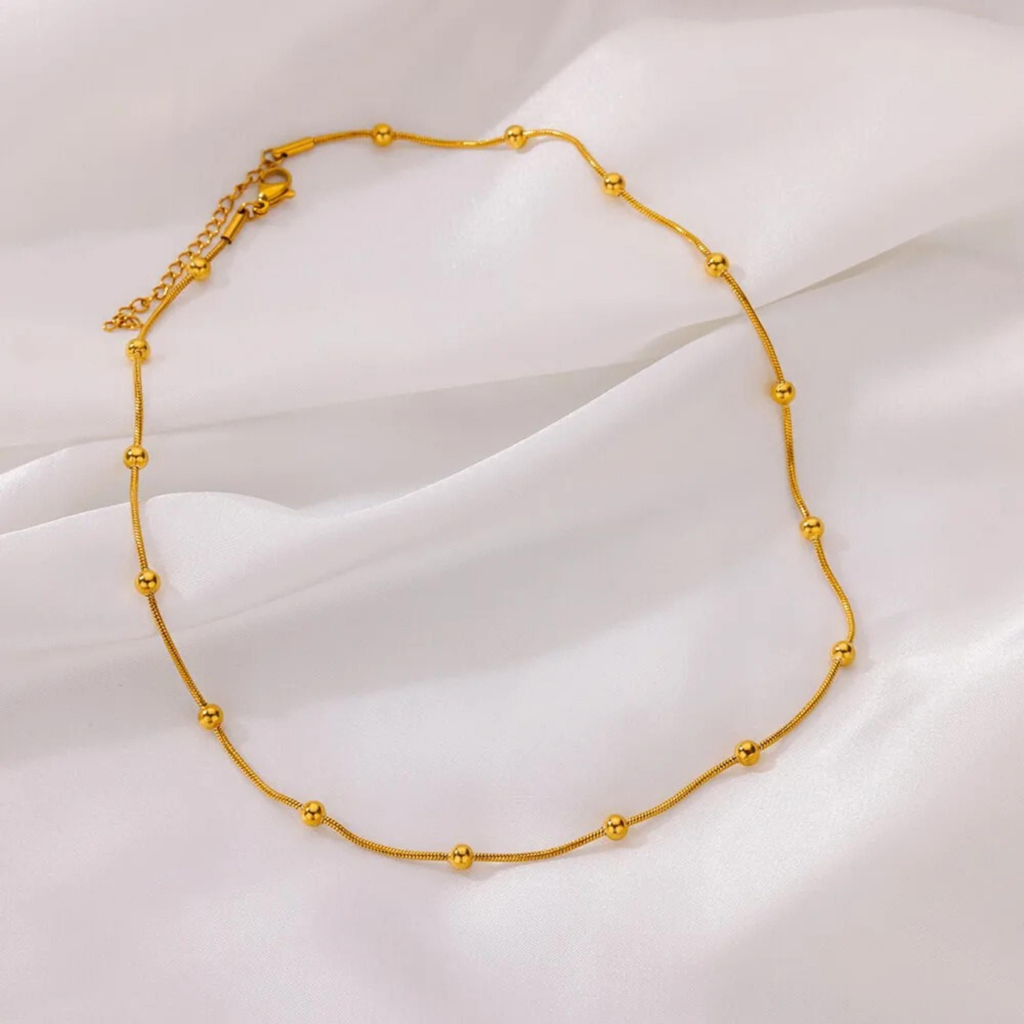 MYKI Likely Stainless Steel Necklace (MK793G-SSYI)