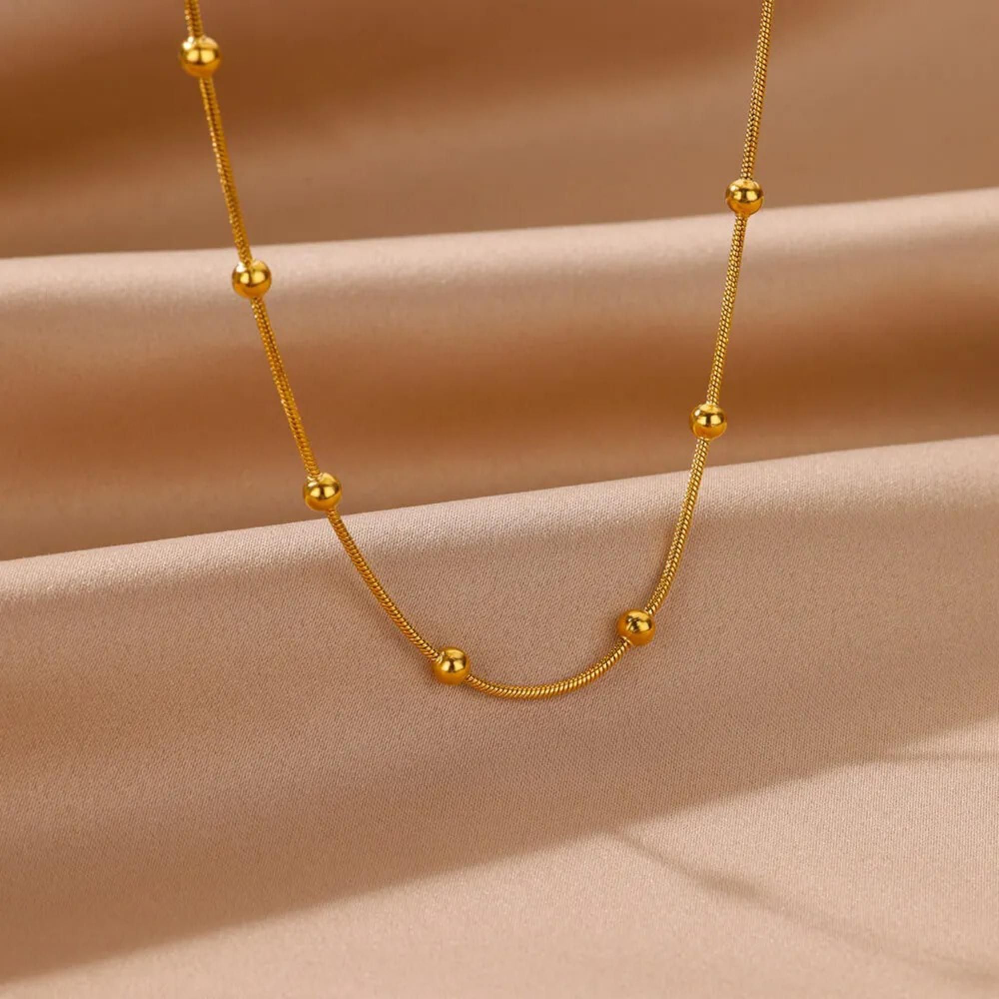 MYKI Likely Stainless Steel Necklace (MK793G-SSYI)