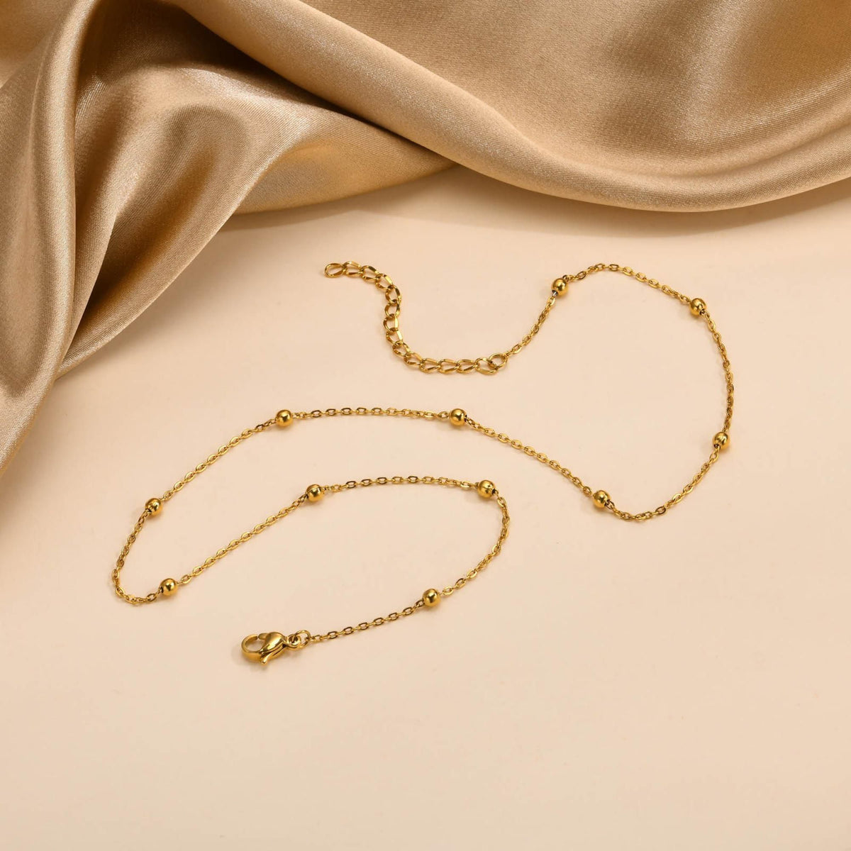 MYKI Drop-Dead Stainless Steel Necklace (MK795G-SSYI)