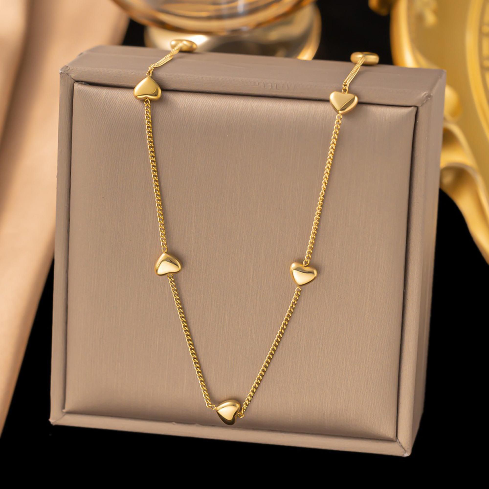 MYKI Exquisite Stainless Steel Necklace (MK800G-SSYI)