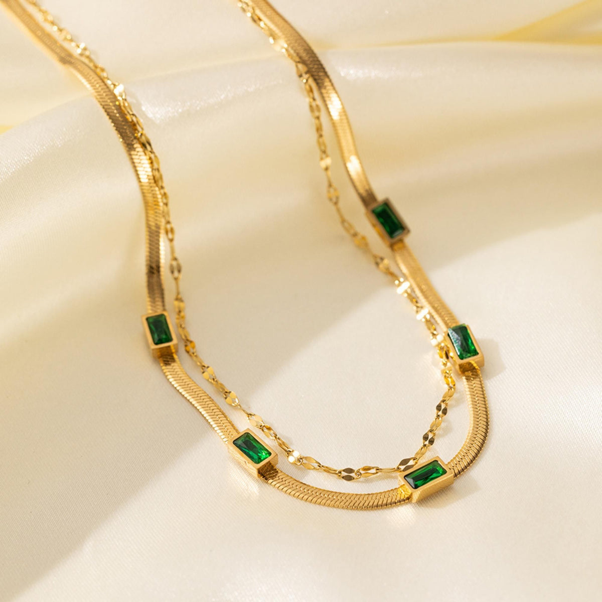 MYKI Radiant Stainless Steel Necklace (MK809G-SSYI)
