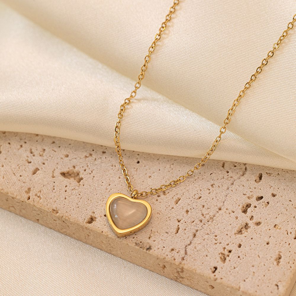 MYKI Good Stainless Steel Necklace (MK812G-SSYI)