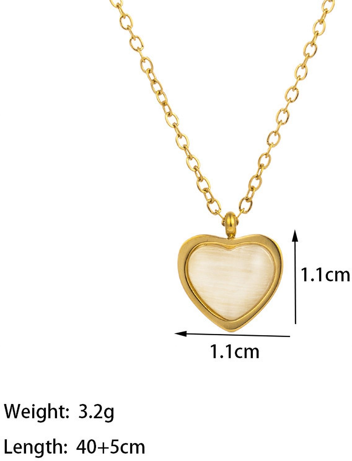 MYKI Good Stainless Steel Necklace (MK812G-SSYI)