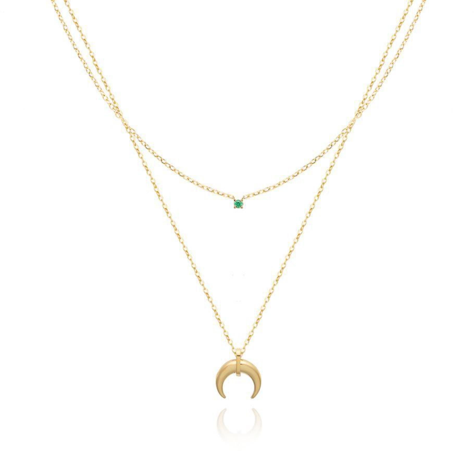 MYKI Elegant Stainless Steel Necklace (MK815G-SSYI)