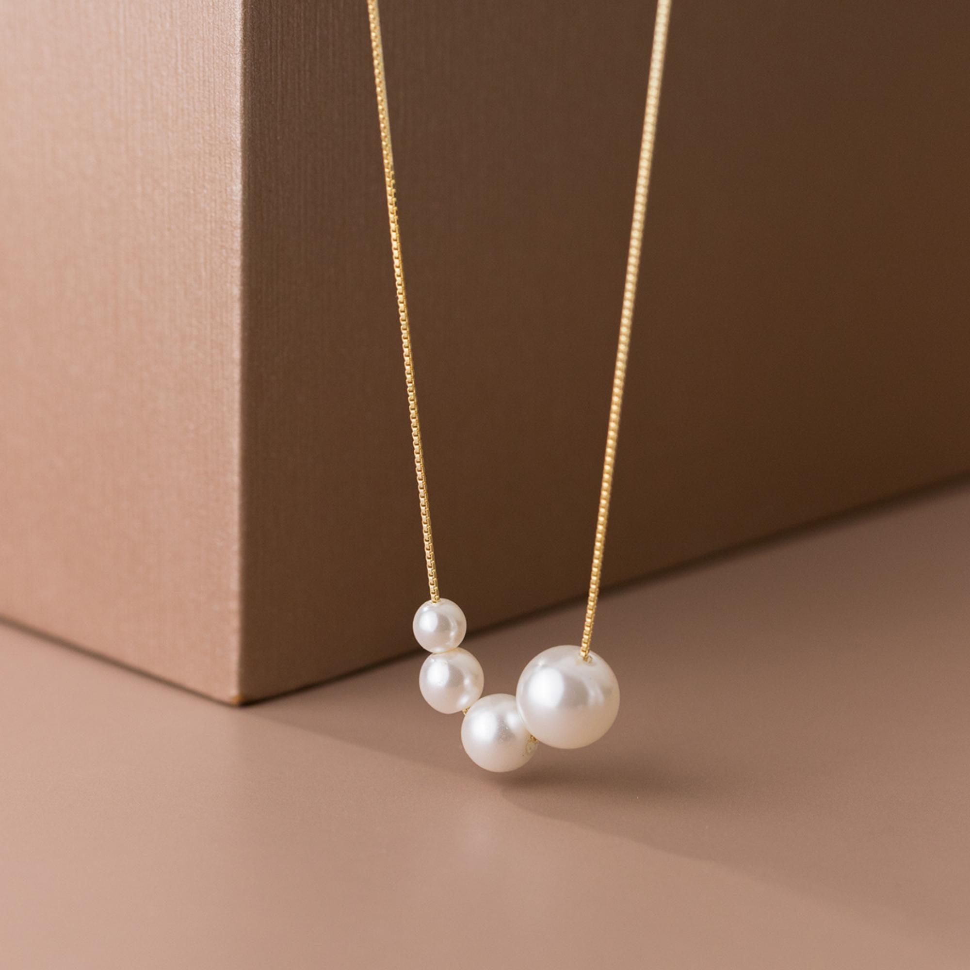 MYKI Beauteous Stainless Steel Necklace (MK820G-SSYI)
