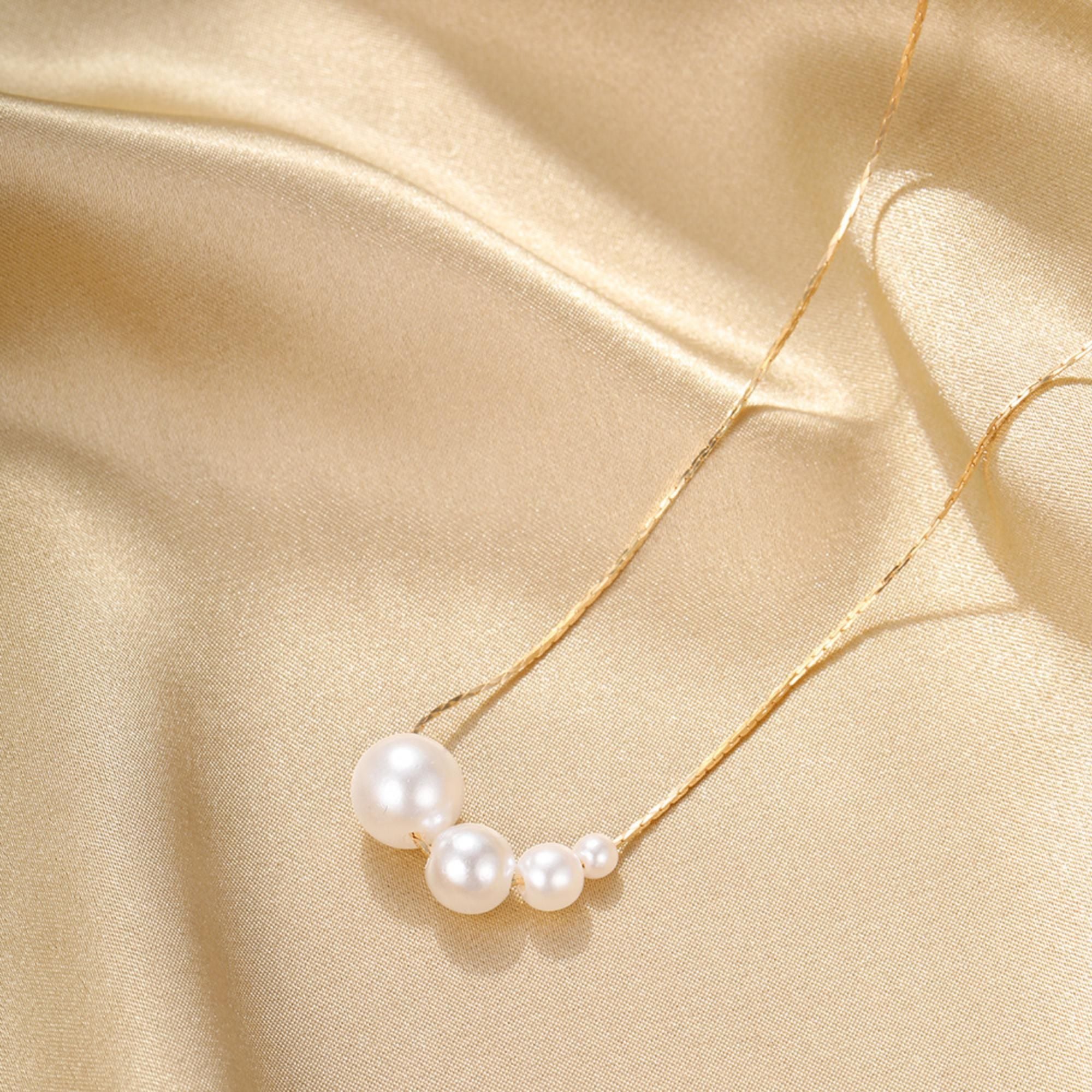 MYKI Beauteous Stainless Steel Necklace (MK820G-SSYI)
