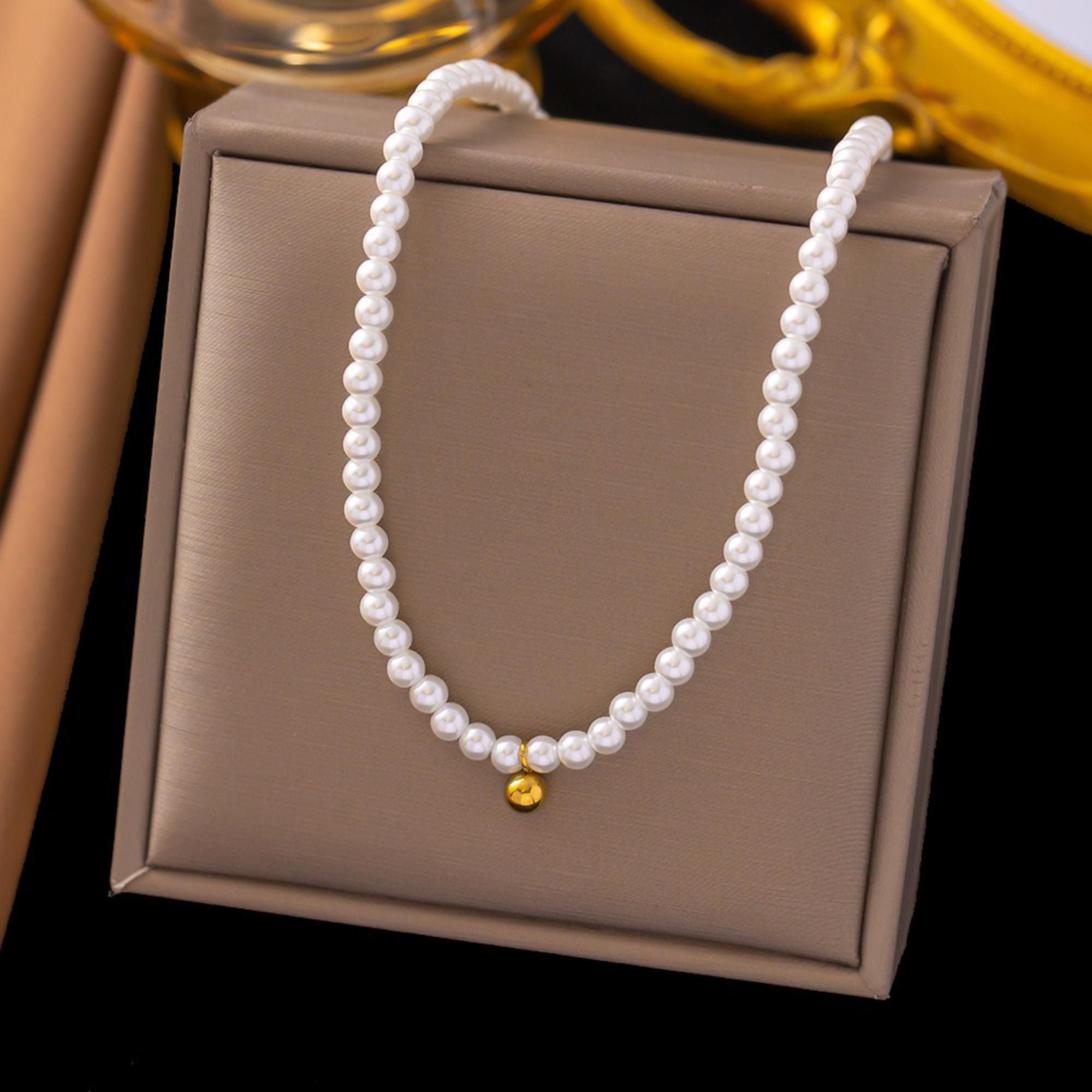 MYKI Ravishing Stainless Steel Necklace (MK825G-SSYI)