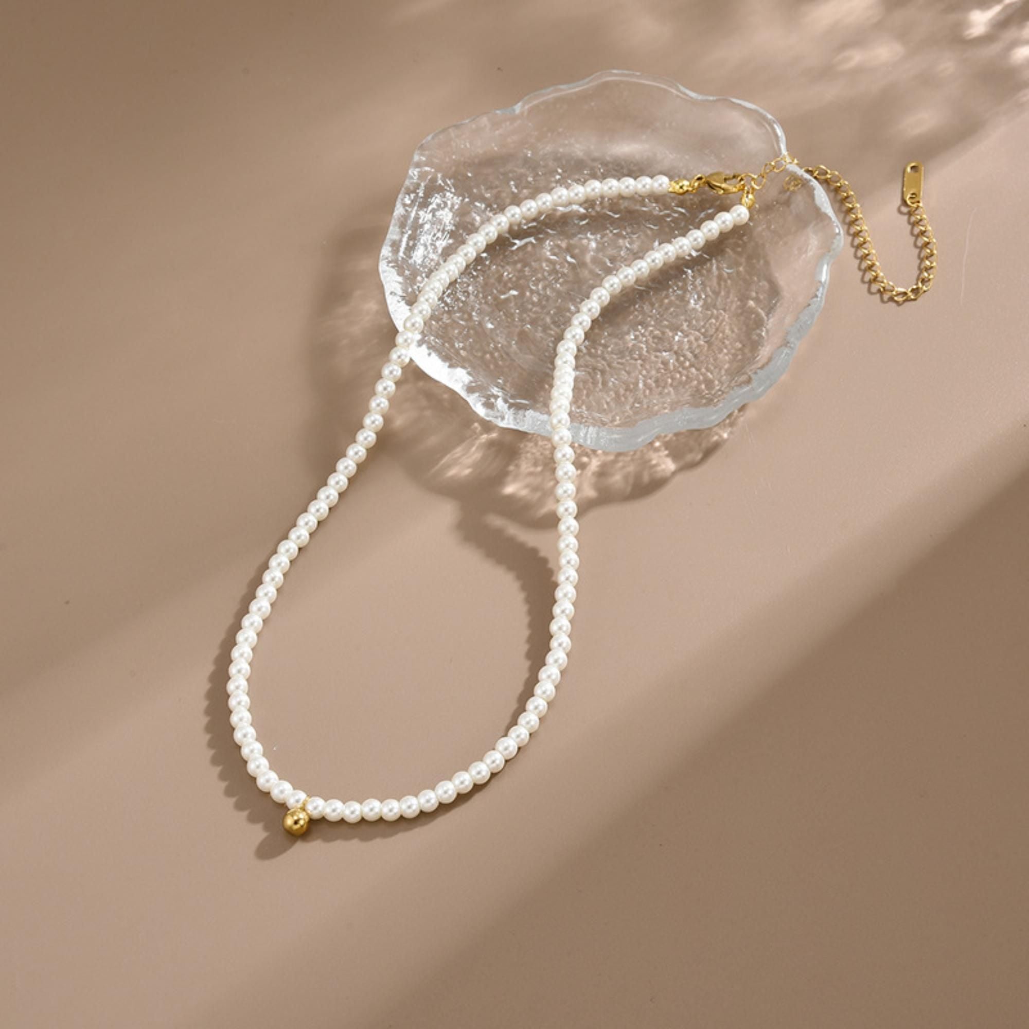 MYKI Ravishing Stainless Steel Necklace (MK825G-SSYI)