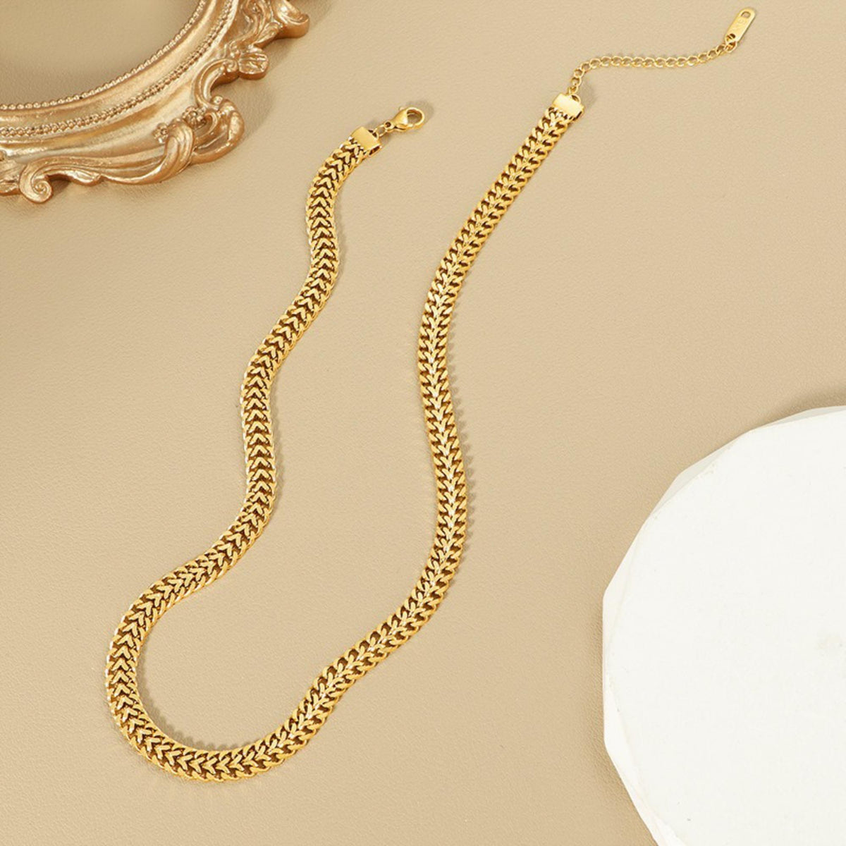 MYKI Perfect Stainless Steel Necklace (MK826G-SSYI)