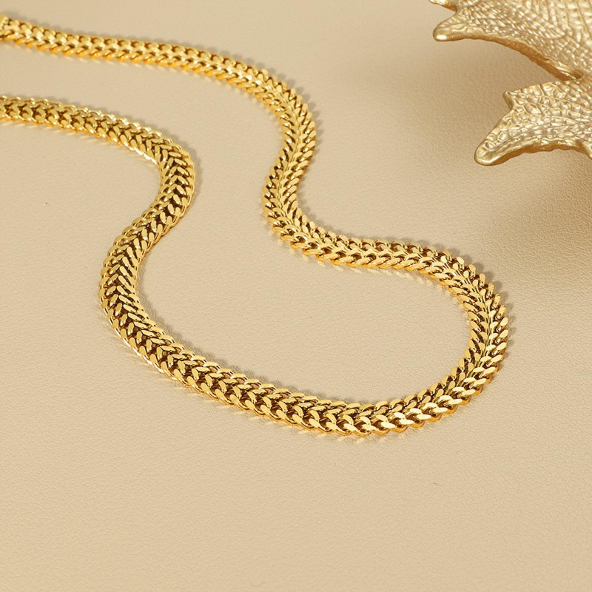 MYKI Perfect Stainless Steel Necklace (MK826G-SSYI)