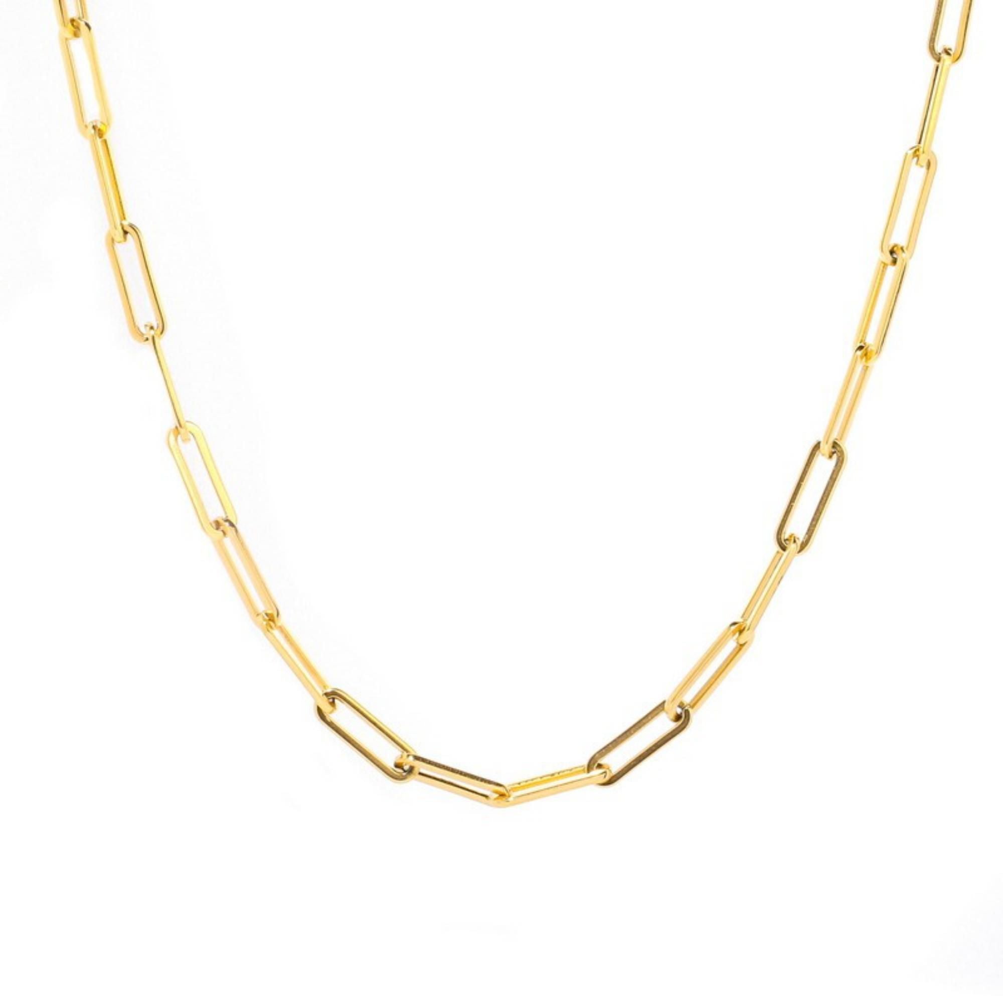 MYKI Flawless Stainless Steel Necklace (MK830G-SSYI)