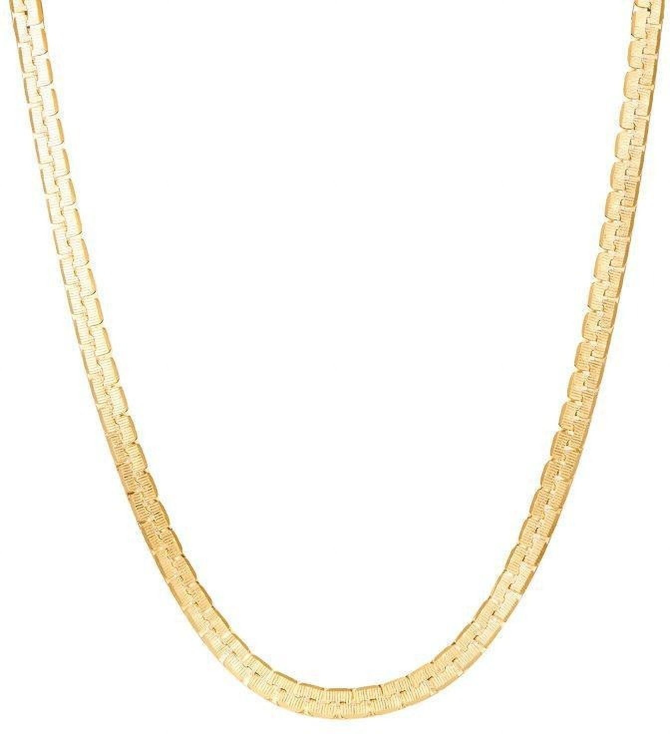 MYKI Choker Style Stainless Steel Necklace (MK845G-SSYI)