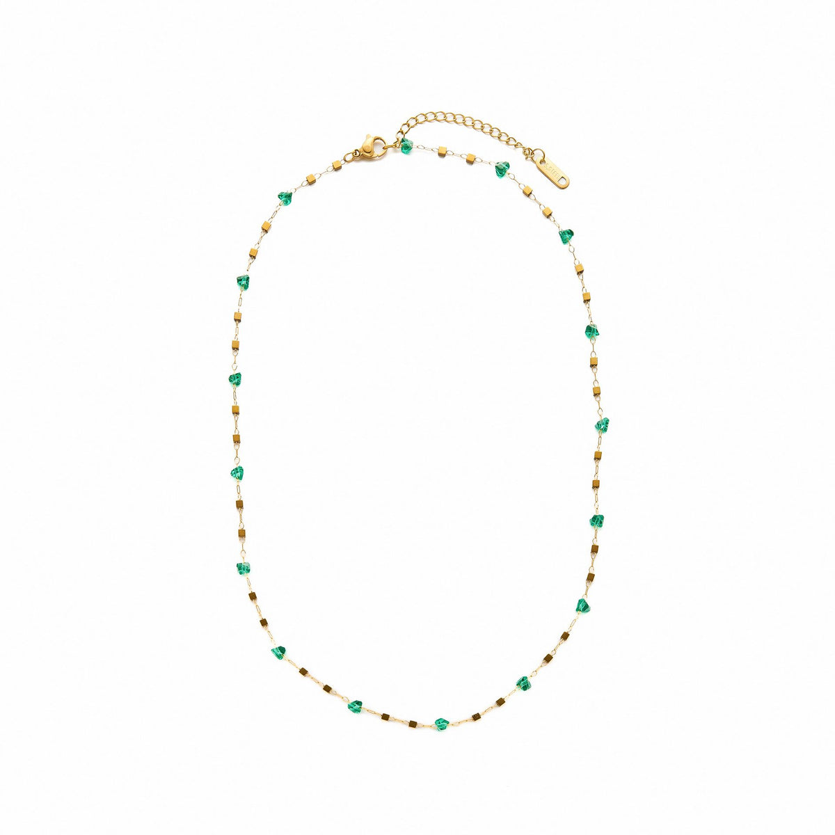 MYKI Beaded Necklace Chain (MK884-SSYI)