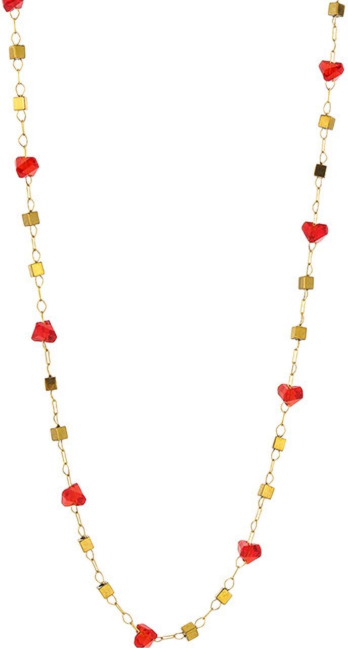 MYKI Beaded Necklace Chain (MK884-SSYI)
