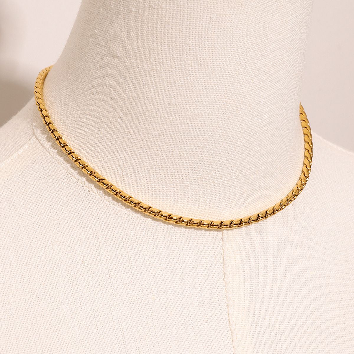 MYKI Classic Premium Plated Rope Chain Necklace (MK891-SSYI)