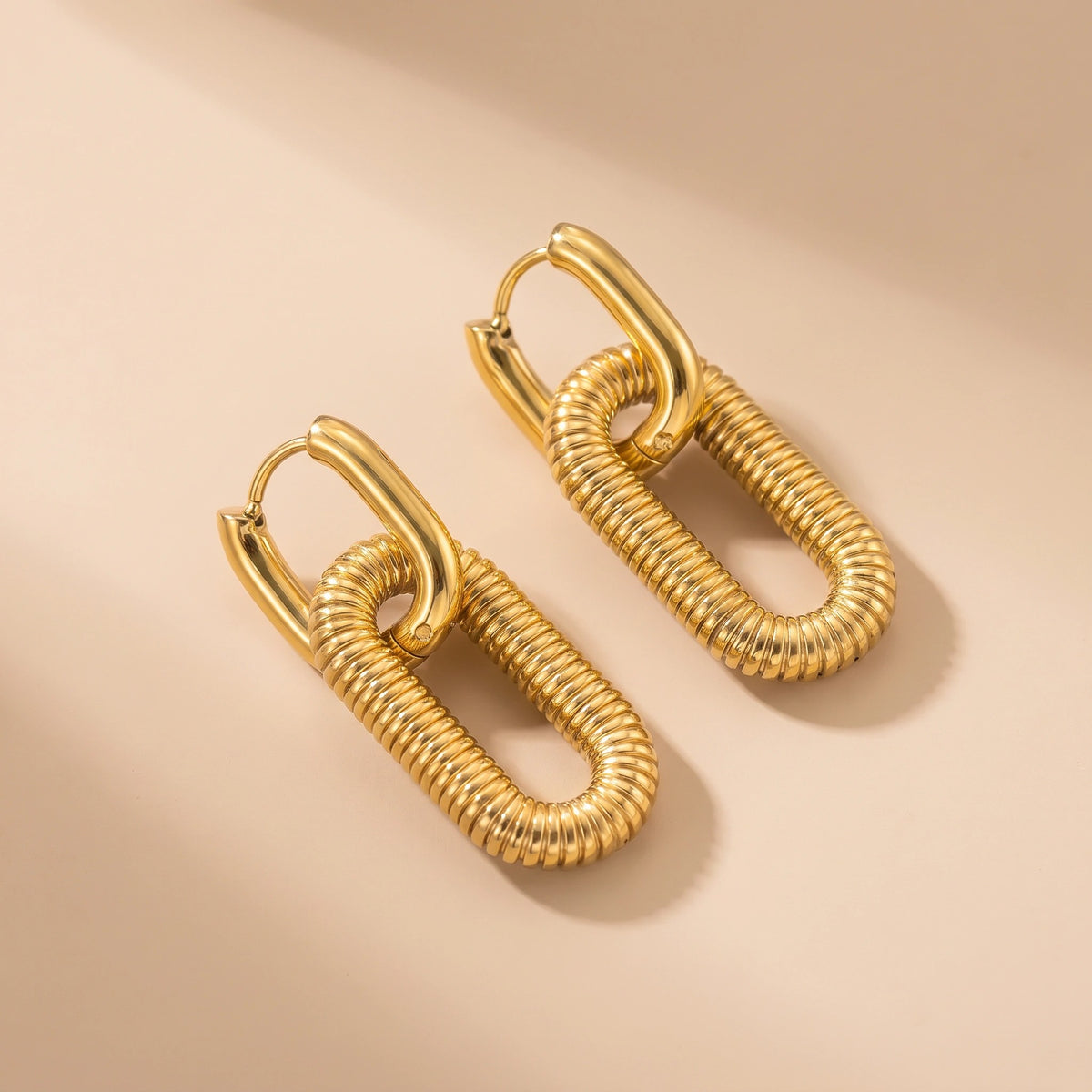MYKI Coil Link Anti Tarnish Earrings | MYKI (MKERCH1025-SSYI)